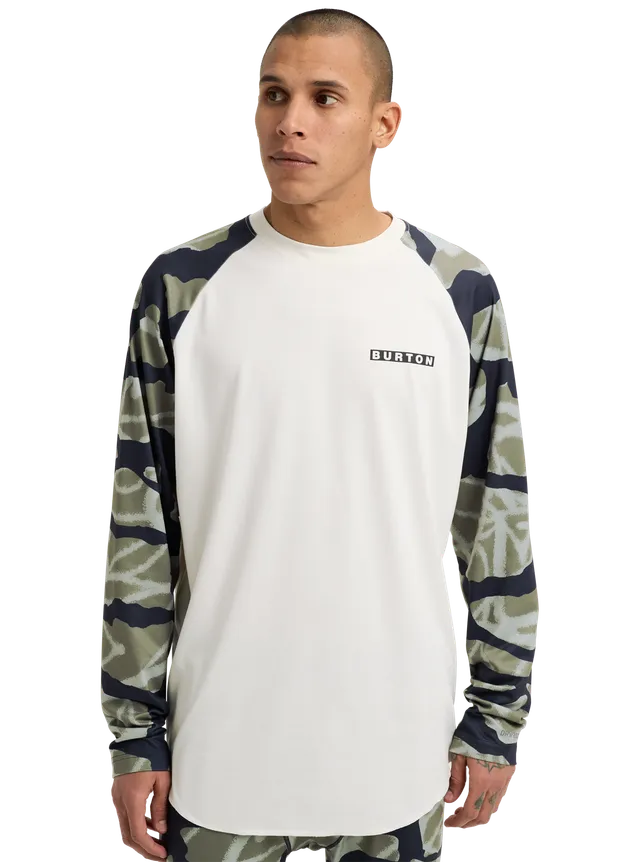 Burton Roadie Base Layer Tech T-skjorte Stout White