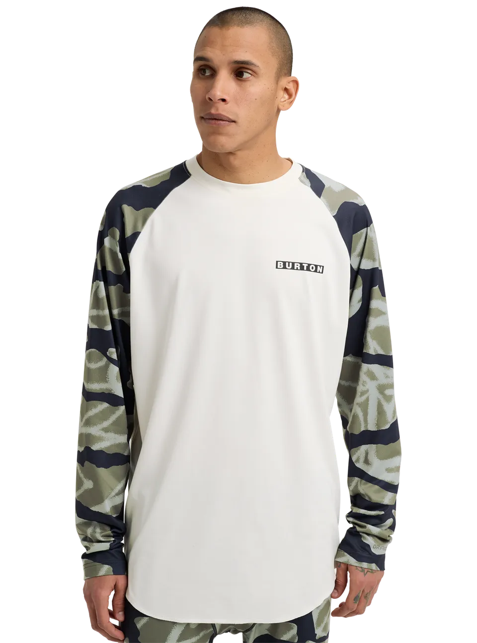 Burton Roadie Base Layer Tech T-skjorte Stout White