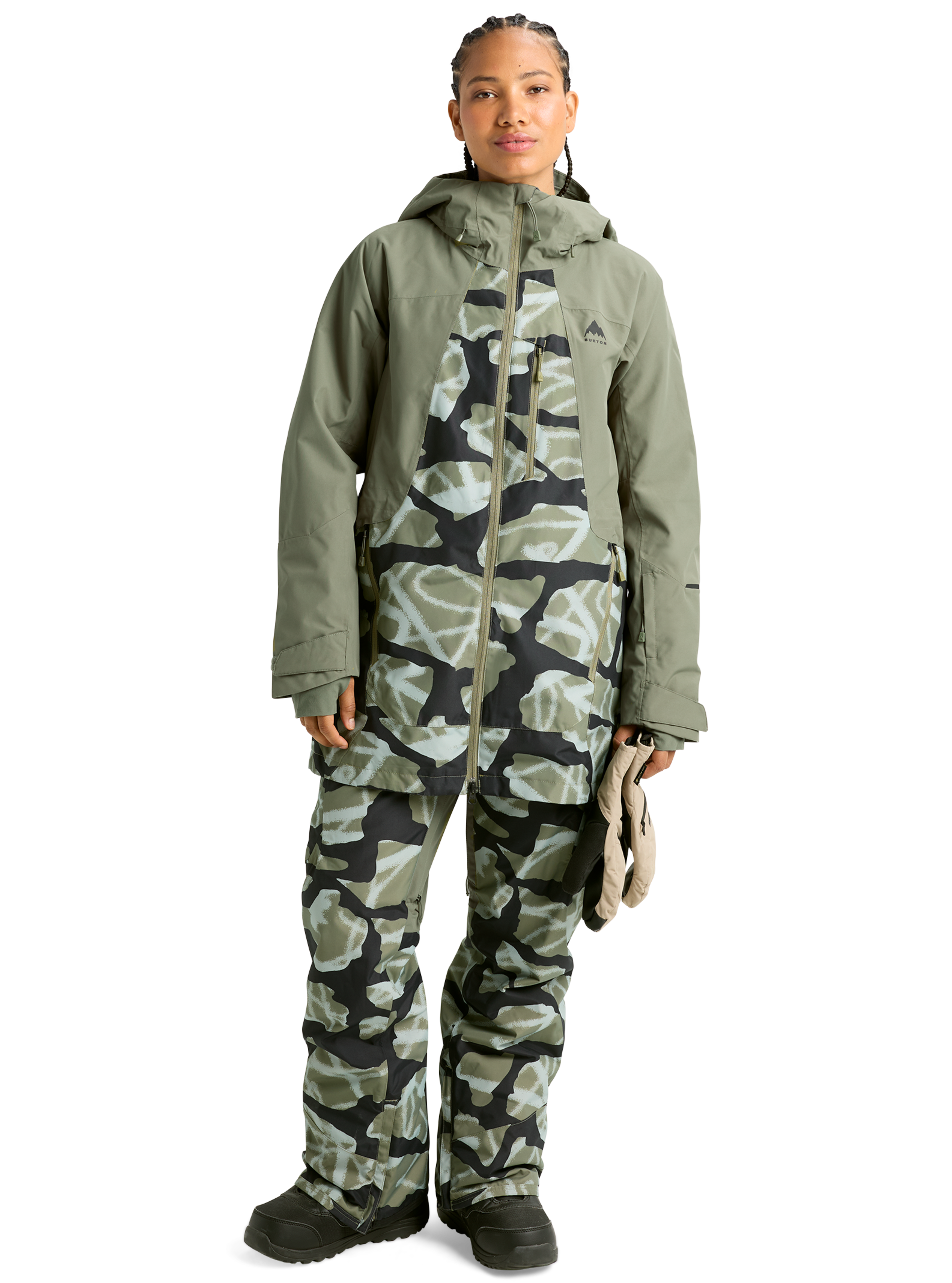 Burton Reserve 2L skalljakke dame True Black vanntett 20k