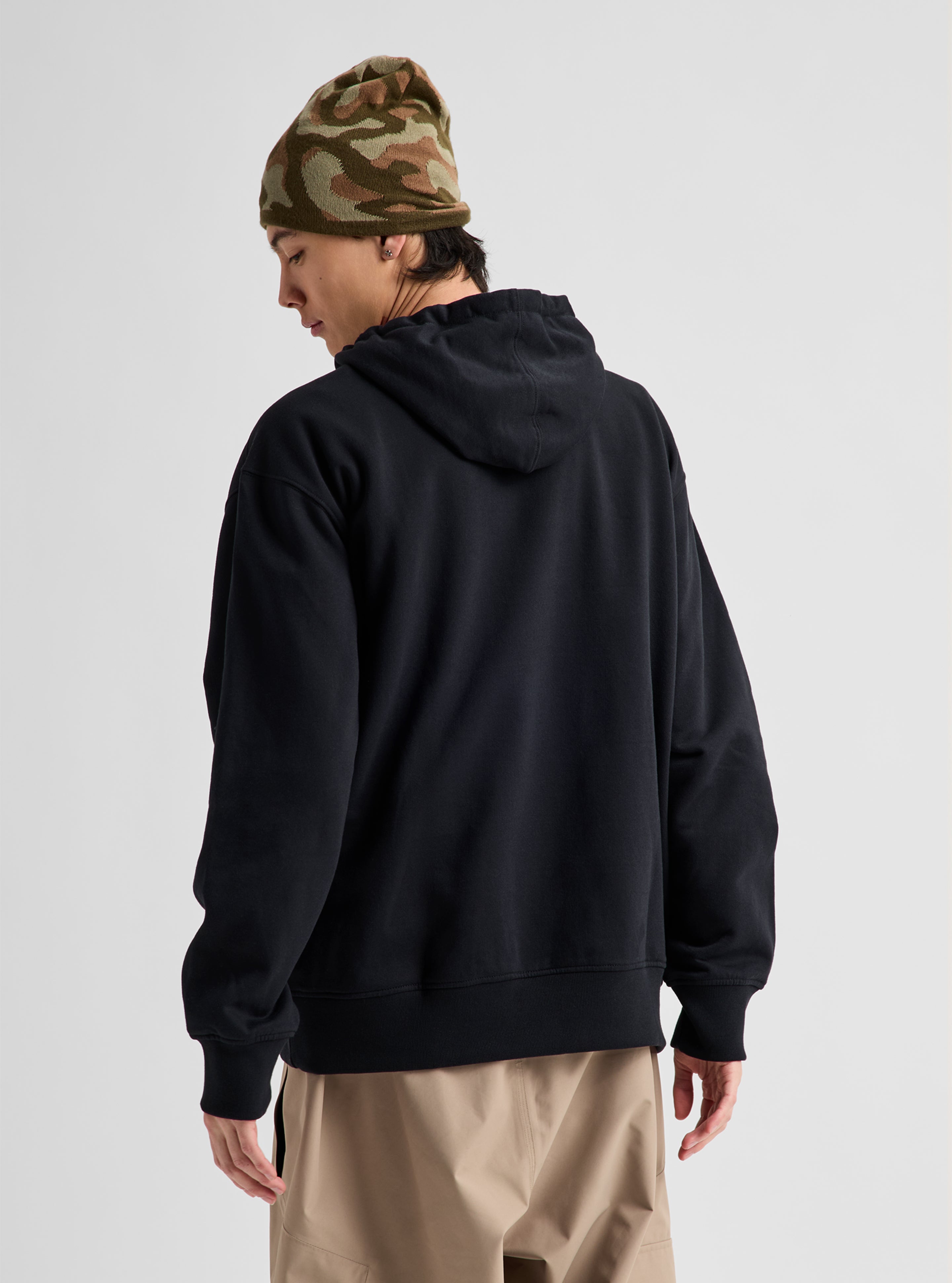 Burton Moretown hettegenser True Black økologisk bomull