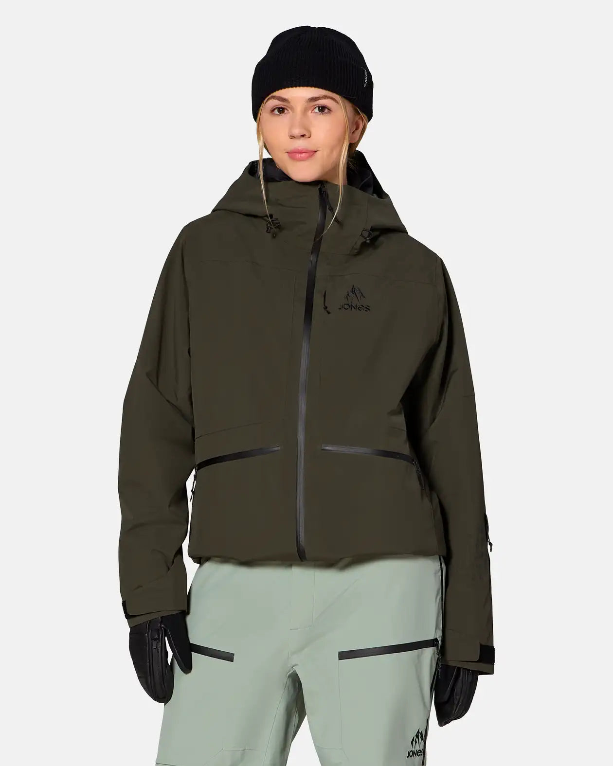 Jones MTN Surf Insulated jakke dame glacier gray 20K
