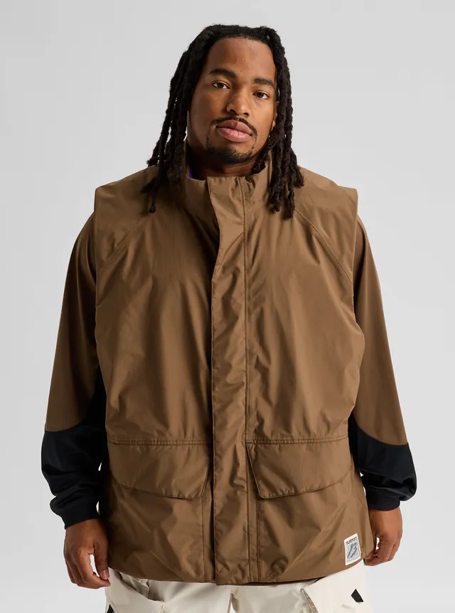 Burton Reversible Insulated vest Earth Ship Brown vendbar