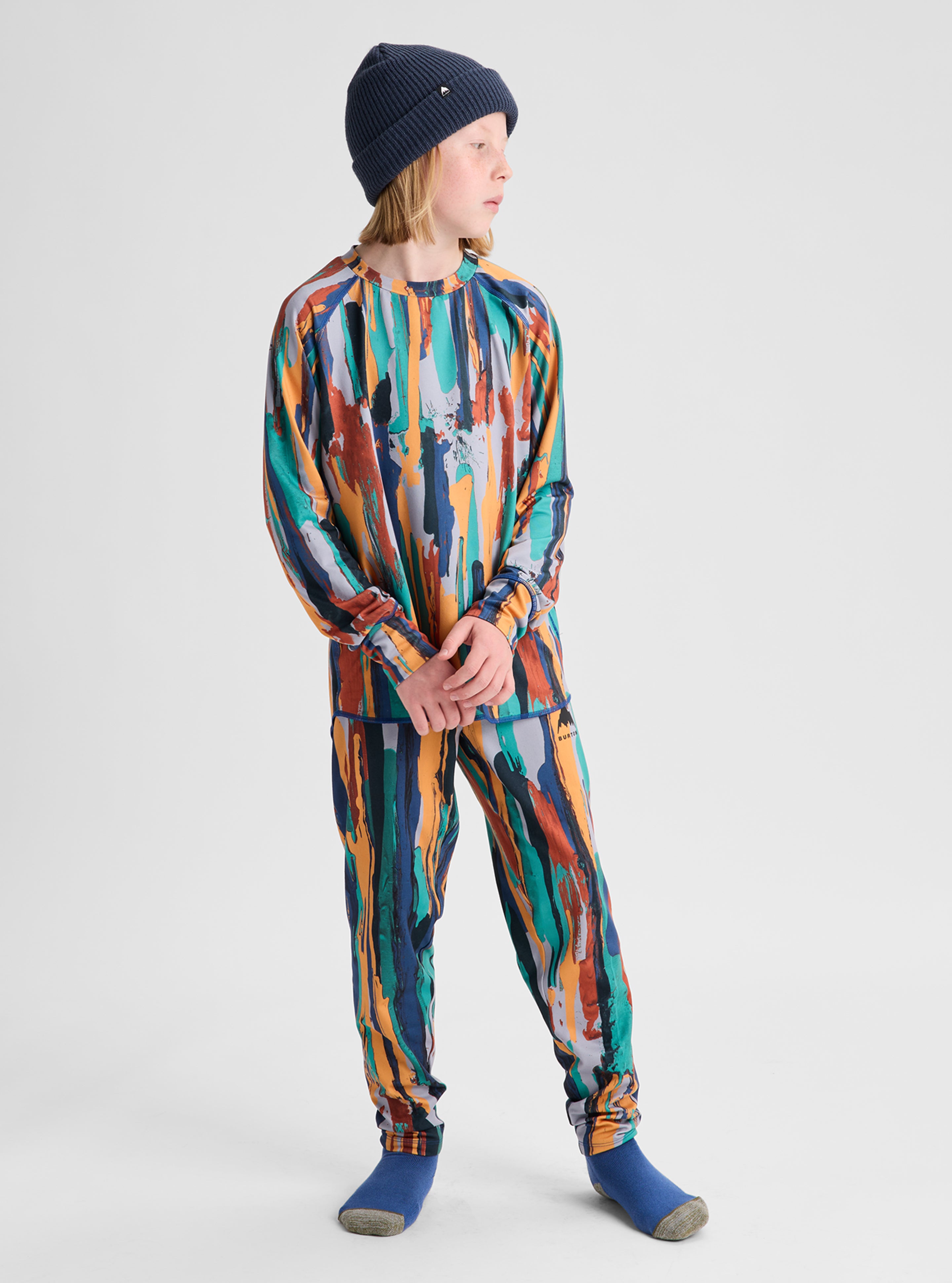Burton Midweight Base Layer Set ullsett Atlantic Teal barn