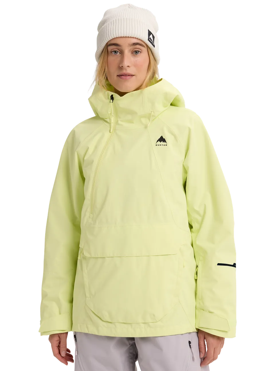 Burton Reserve 2L Relaxed Anorak skalljakke dame gul