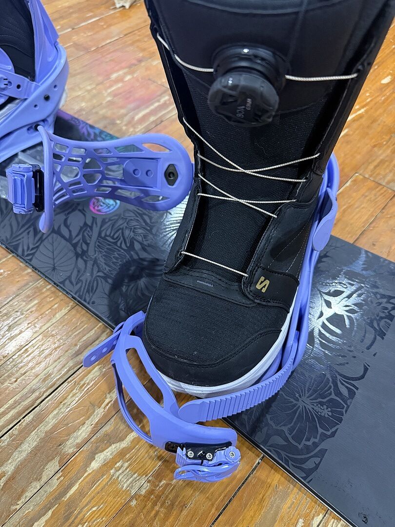 Burton Citizen snowboardbinding dame Chinchilla Gray myk