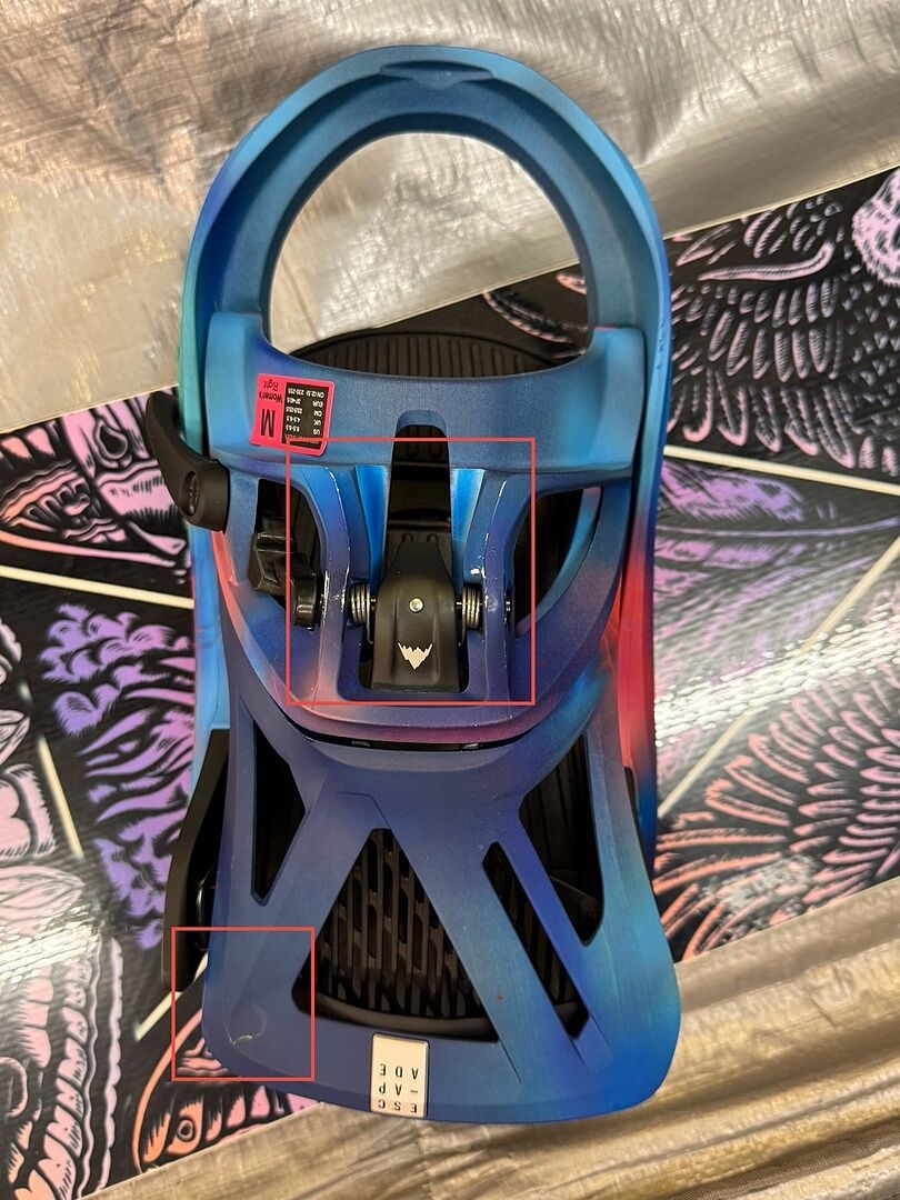 Burton Step On Escapade snowboardbinding dame Purple Voltage