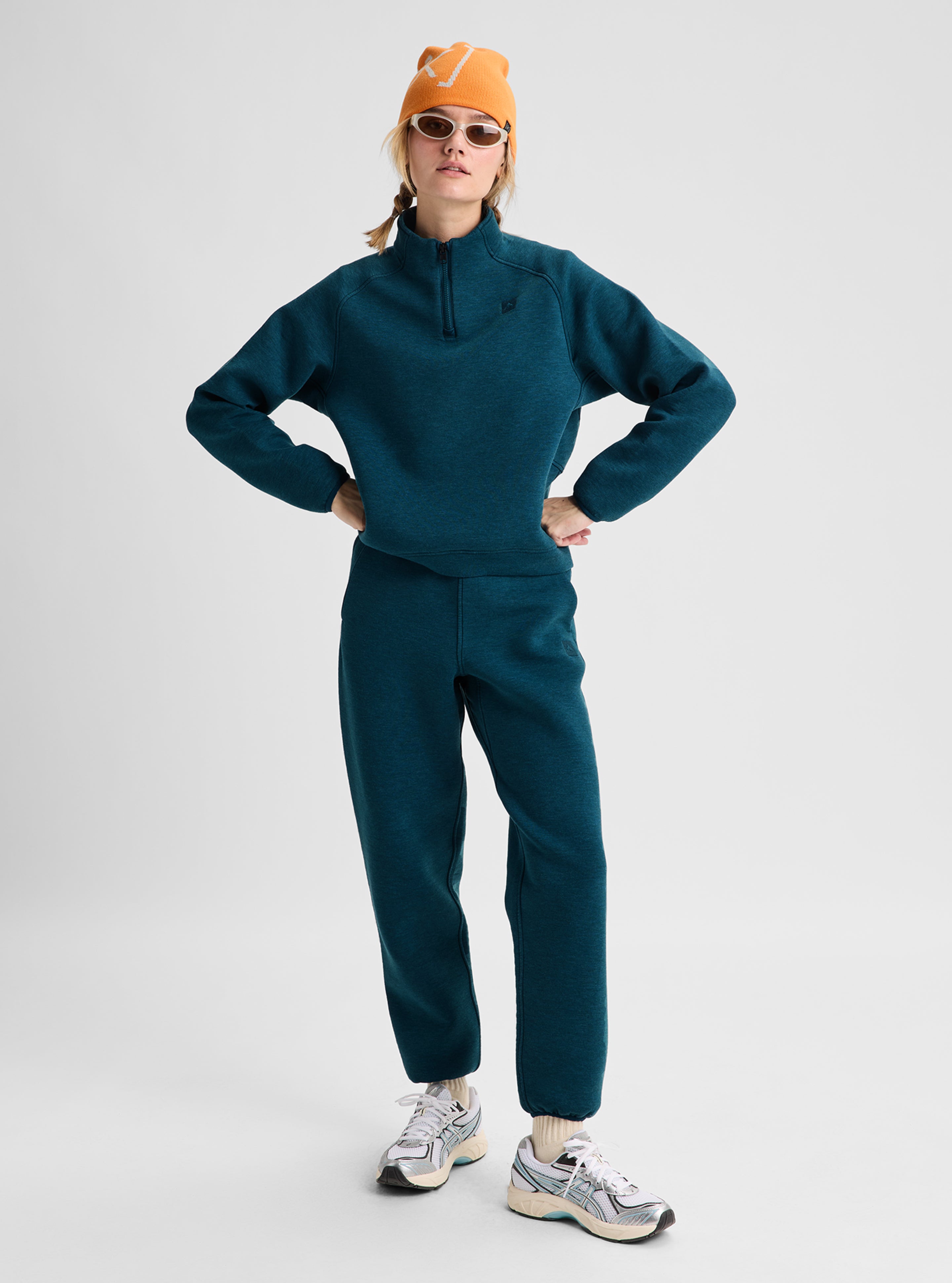 Burton SpaceCloud 1/4 Zip genser dame svart myk