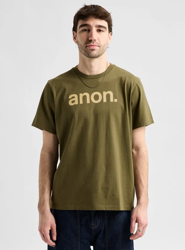Burton Anon t-skjorte Dried Moss økologisk