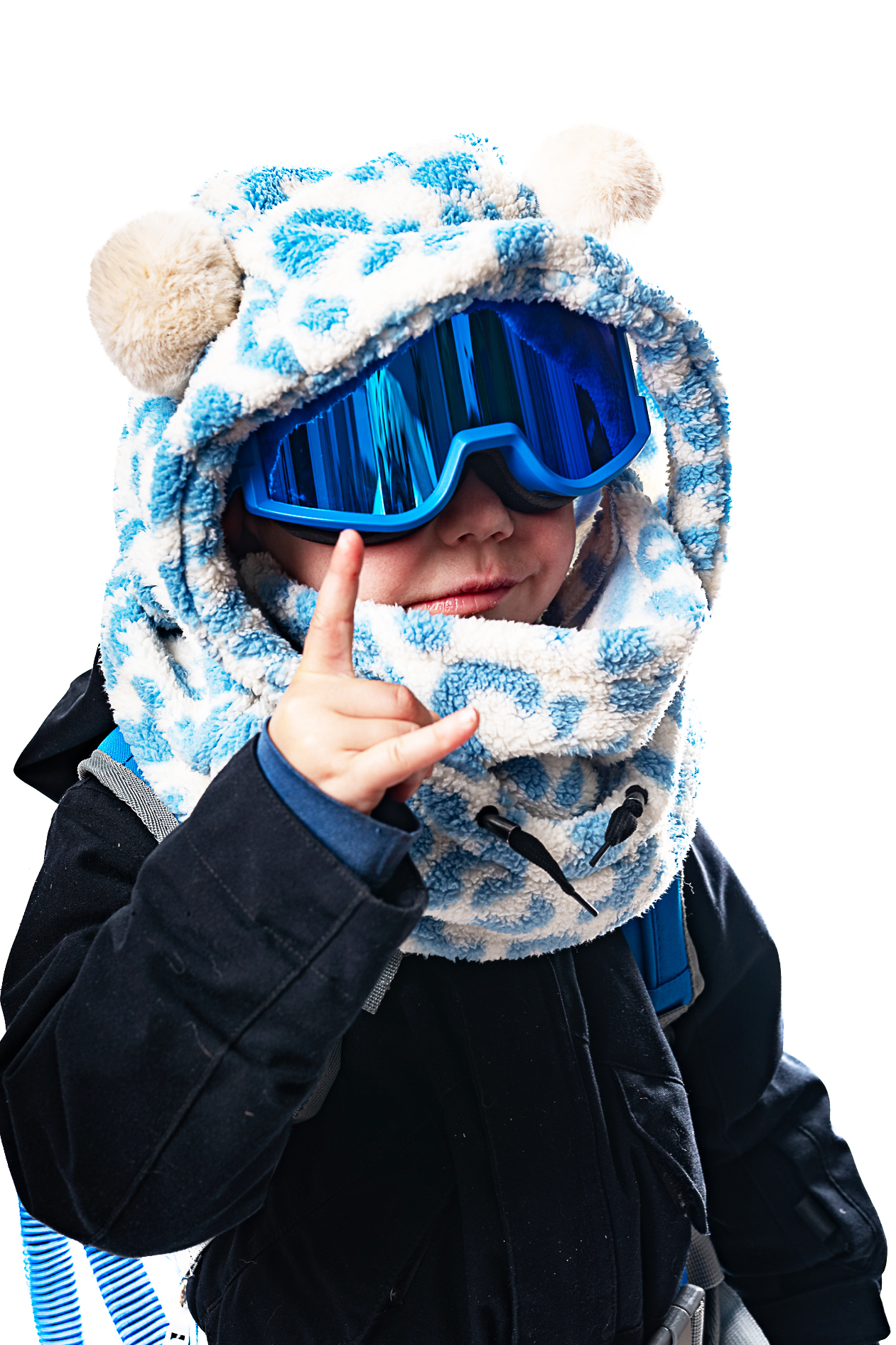 MDX One Pompoms dusk til balaclava 5 cm