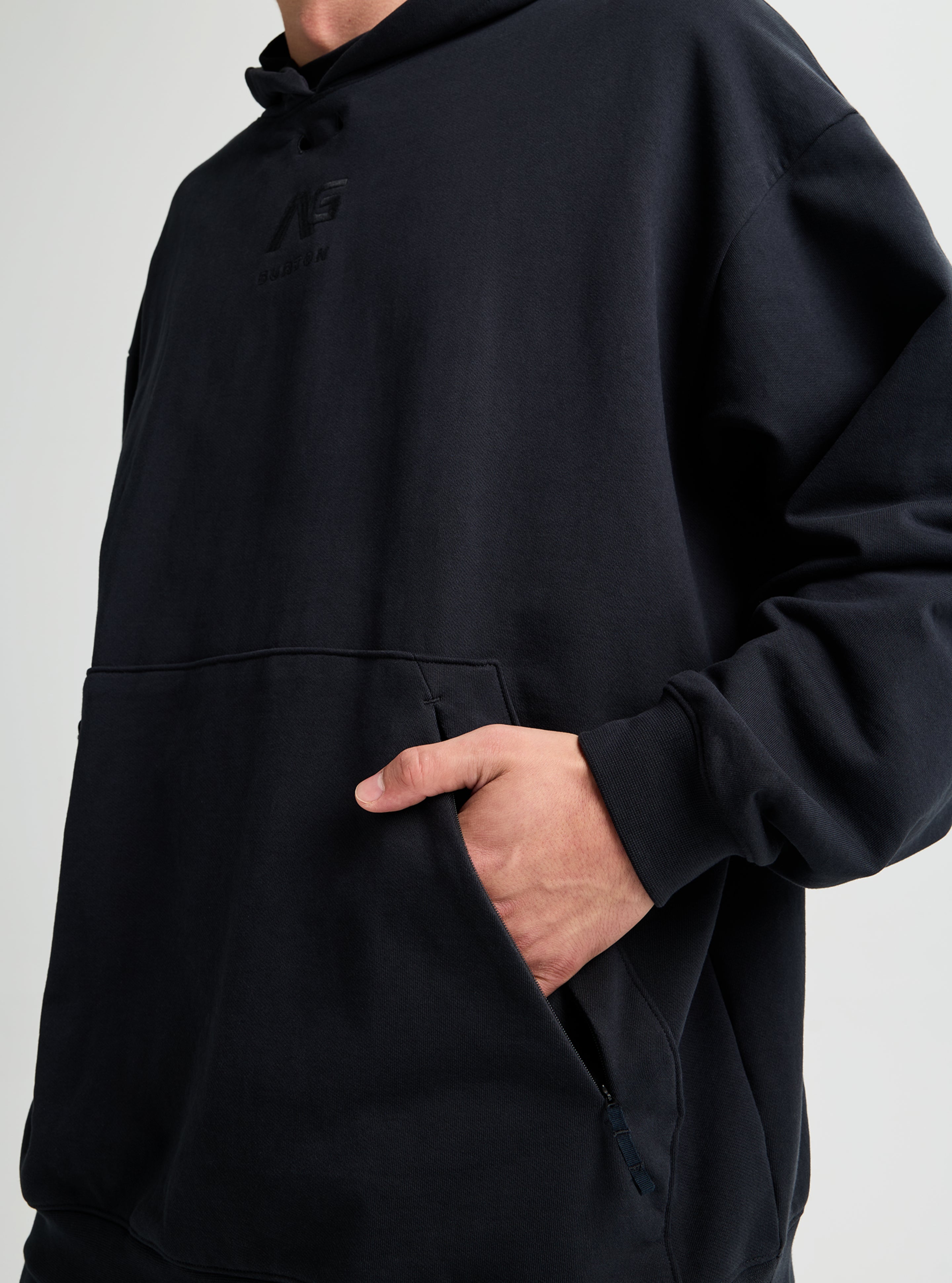 Burton AG Outfall Pullover hettegenser svart økologisk