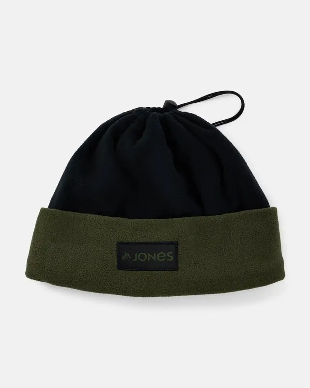 Jones Paliwood fleece lue stealth black resirkulert