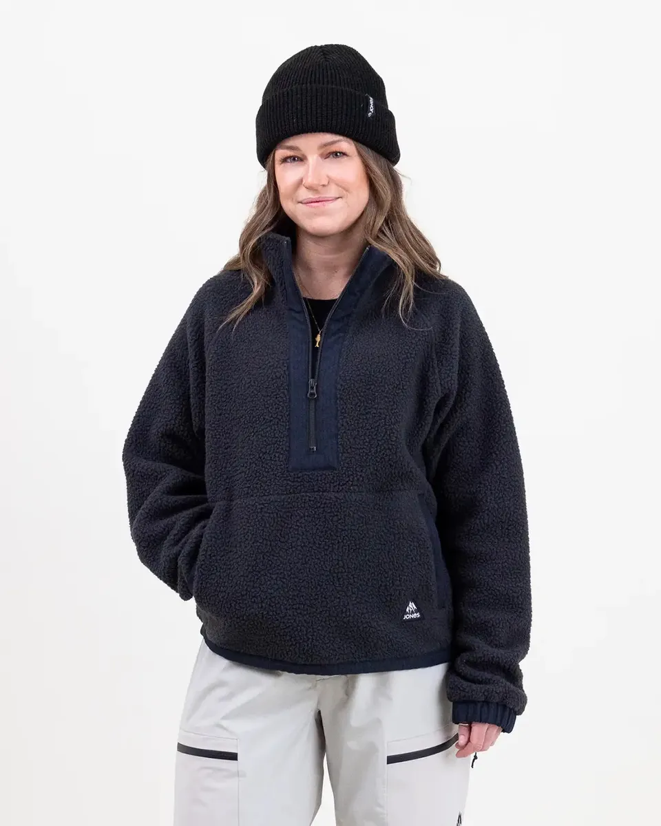 Jones Campfire Recycled Sherpa Fleece Pullover fleecegenser dame resirkulert