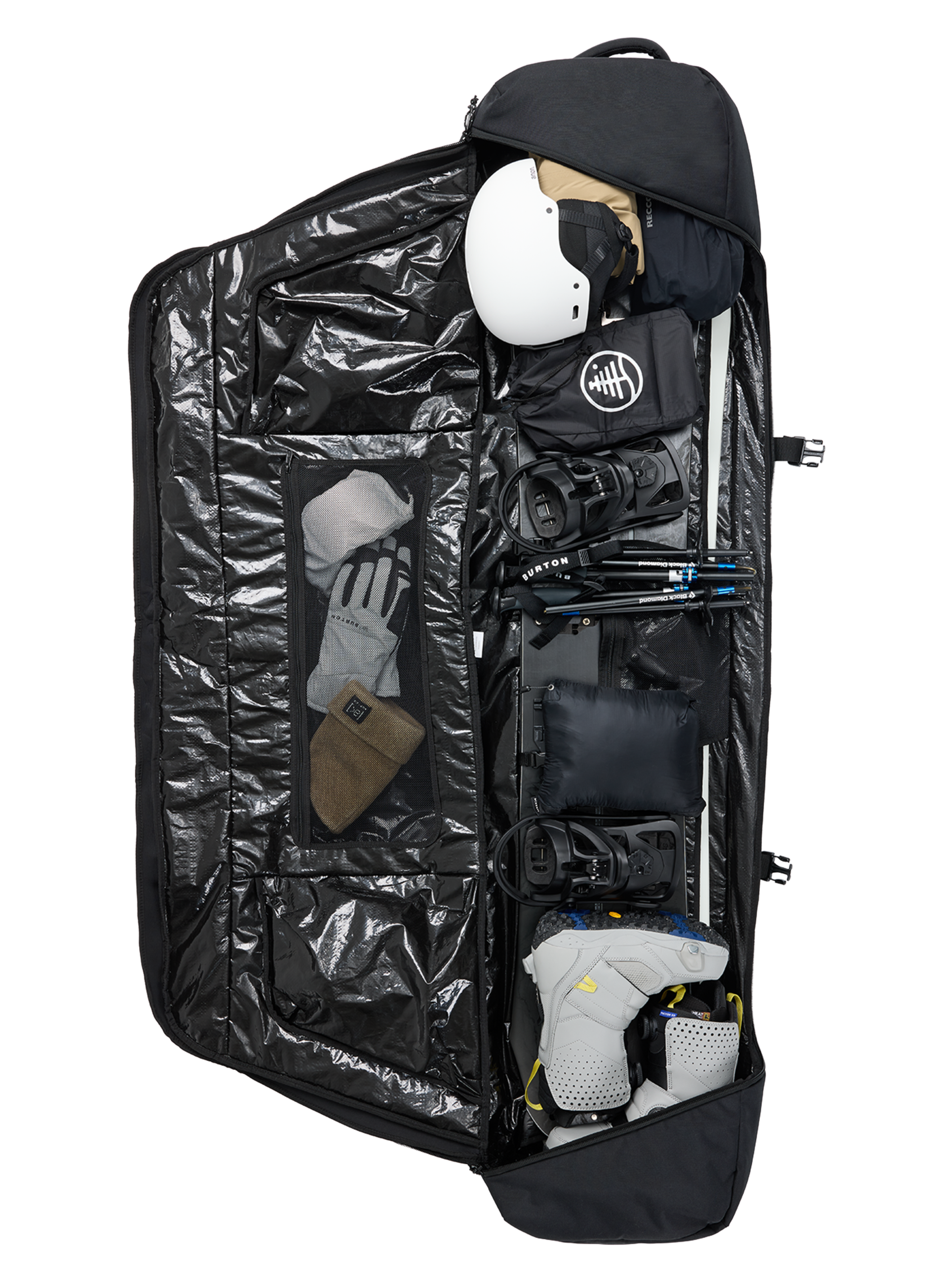 Burton Wheelie Flight Attendant snowboardbag 166 romslig