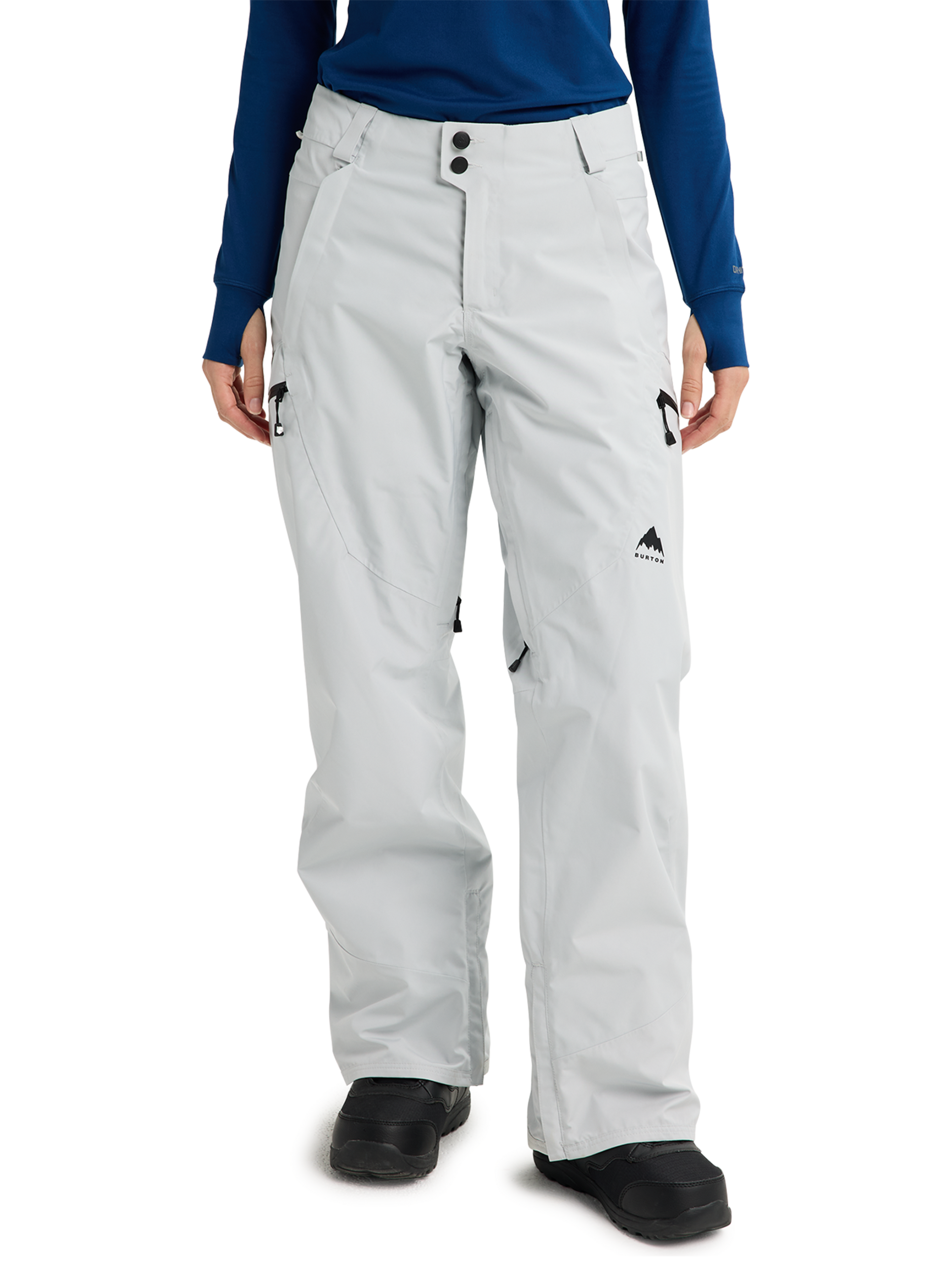 Burton Reserve Gore-Tex 2L snowboardbukse Gray Cloud vanntett