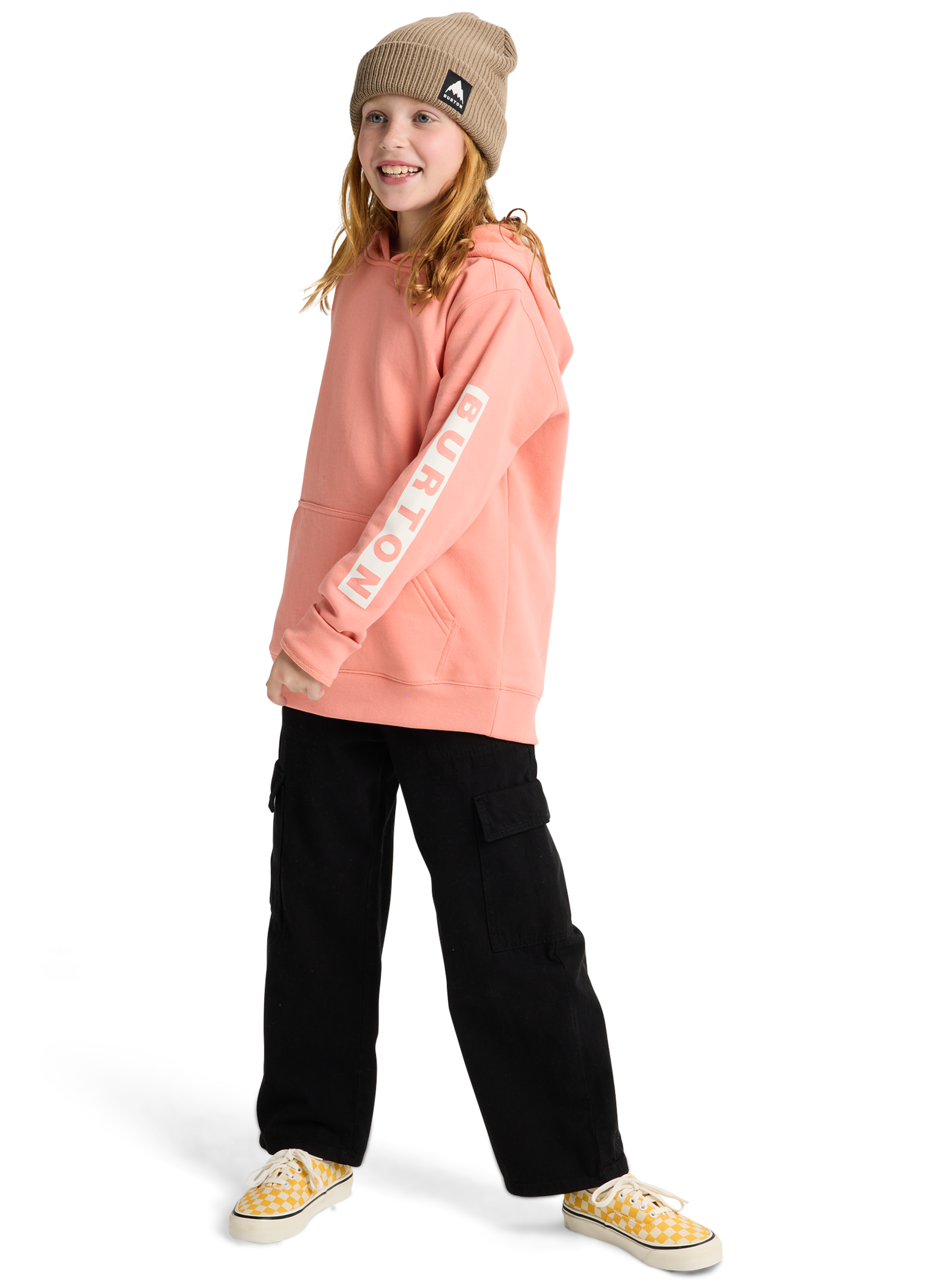 Burton Elite Pullover hettegenser barn True Black myk