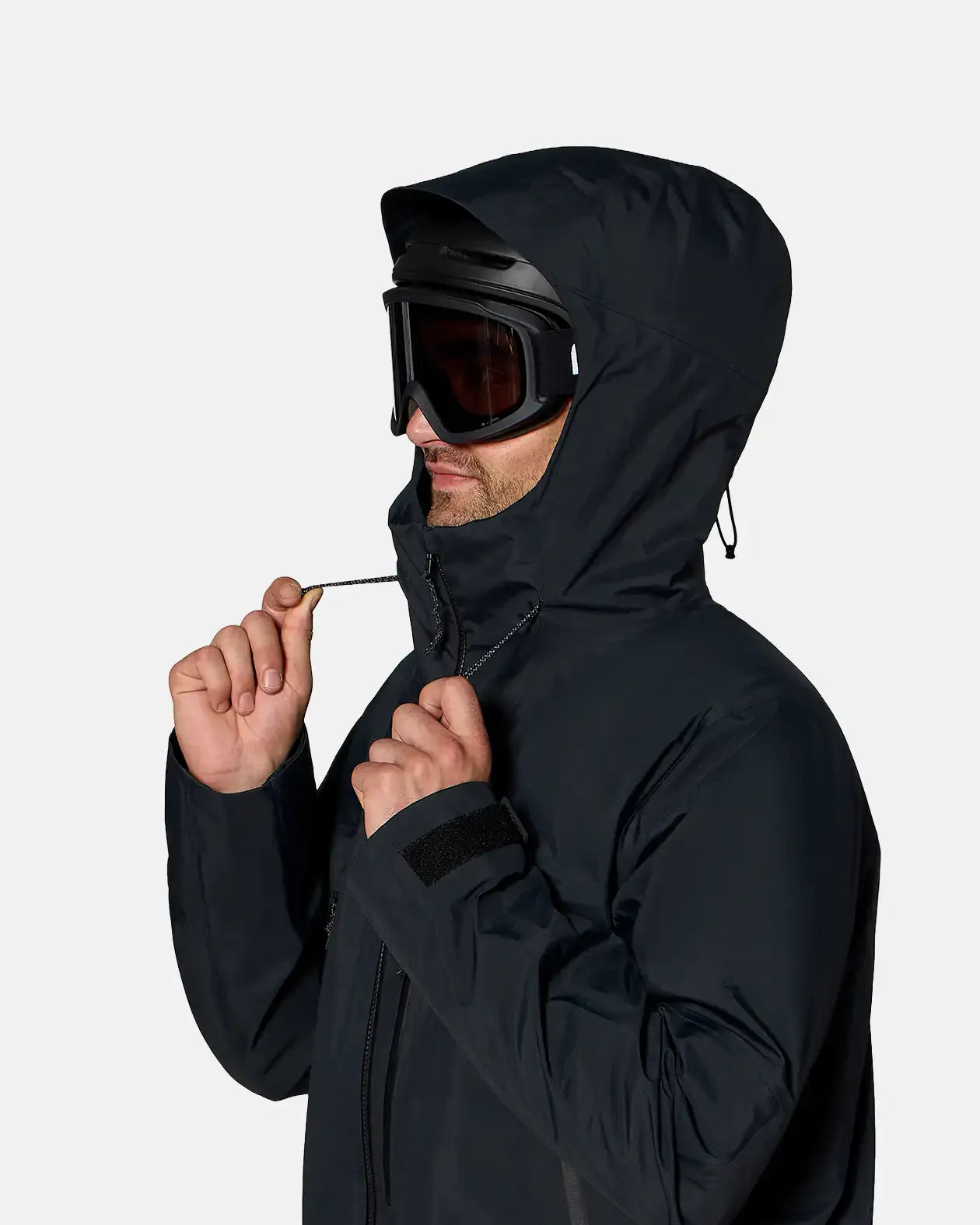 Jones Higher Gore-Tex 3L herrejakke stealth black 3-lags