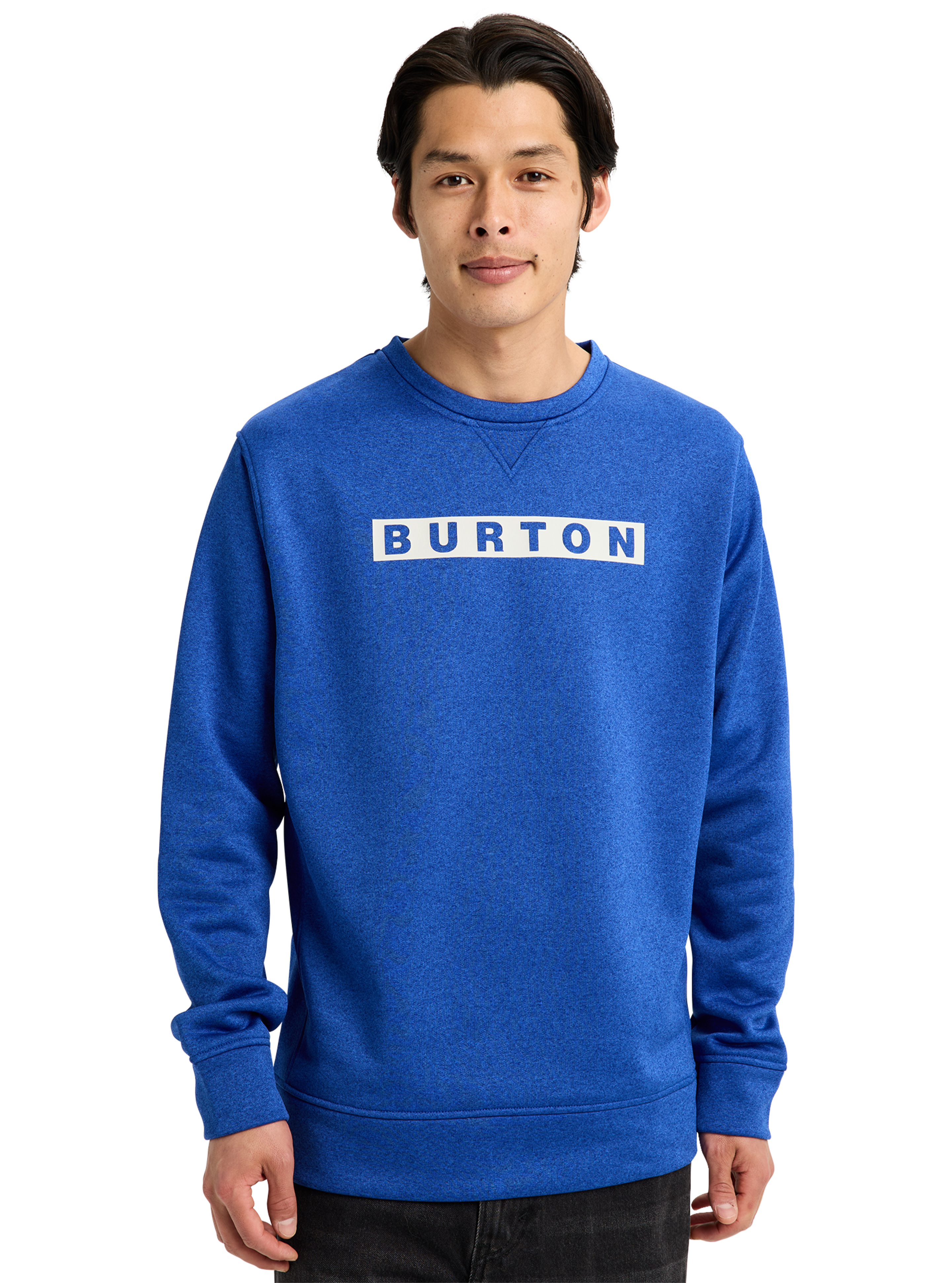 Burton Oak Pullover Crew genser true black heather fleece