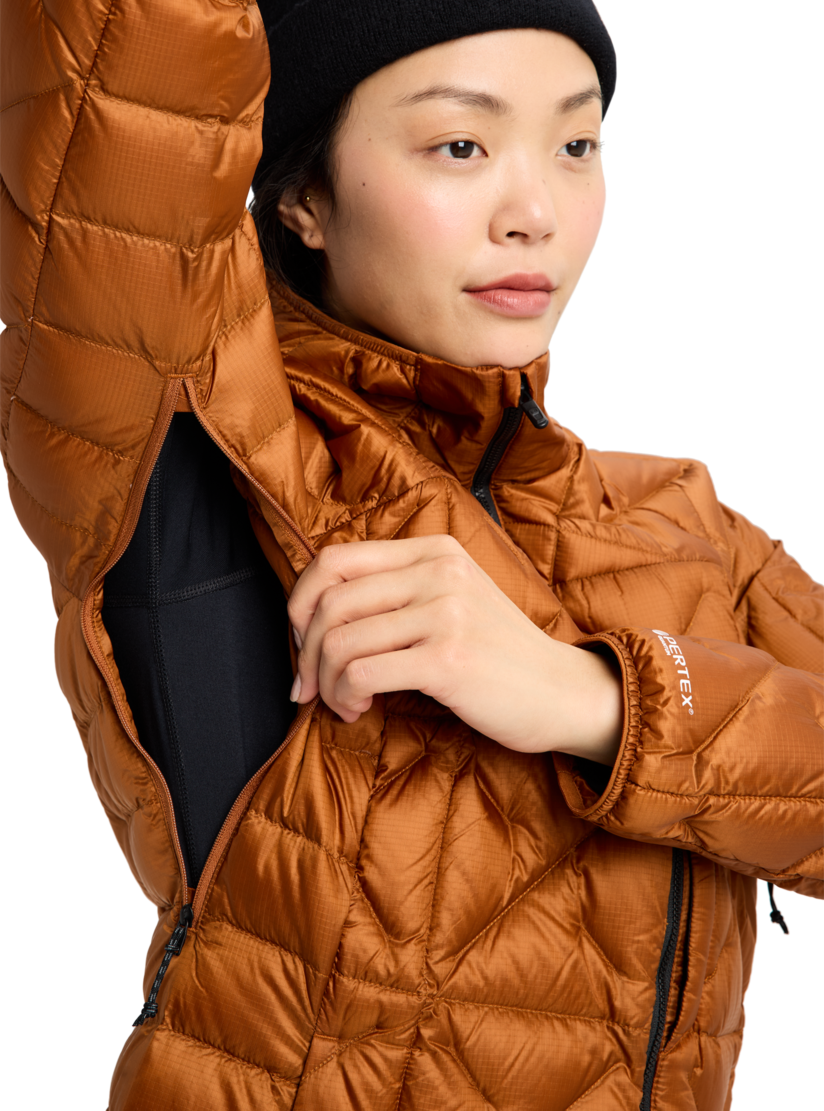 Burton [ak] Baker dunjakke dame Soft Sage med hette