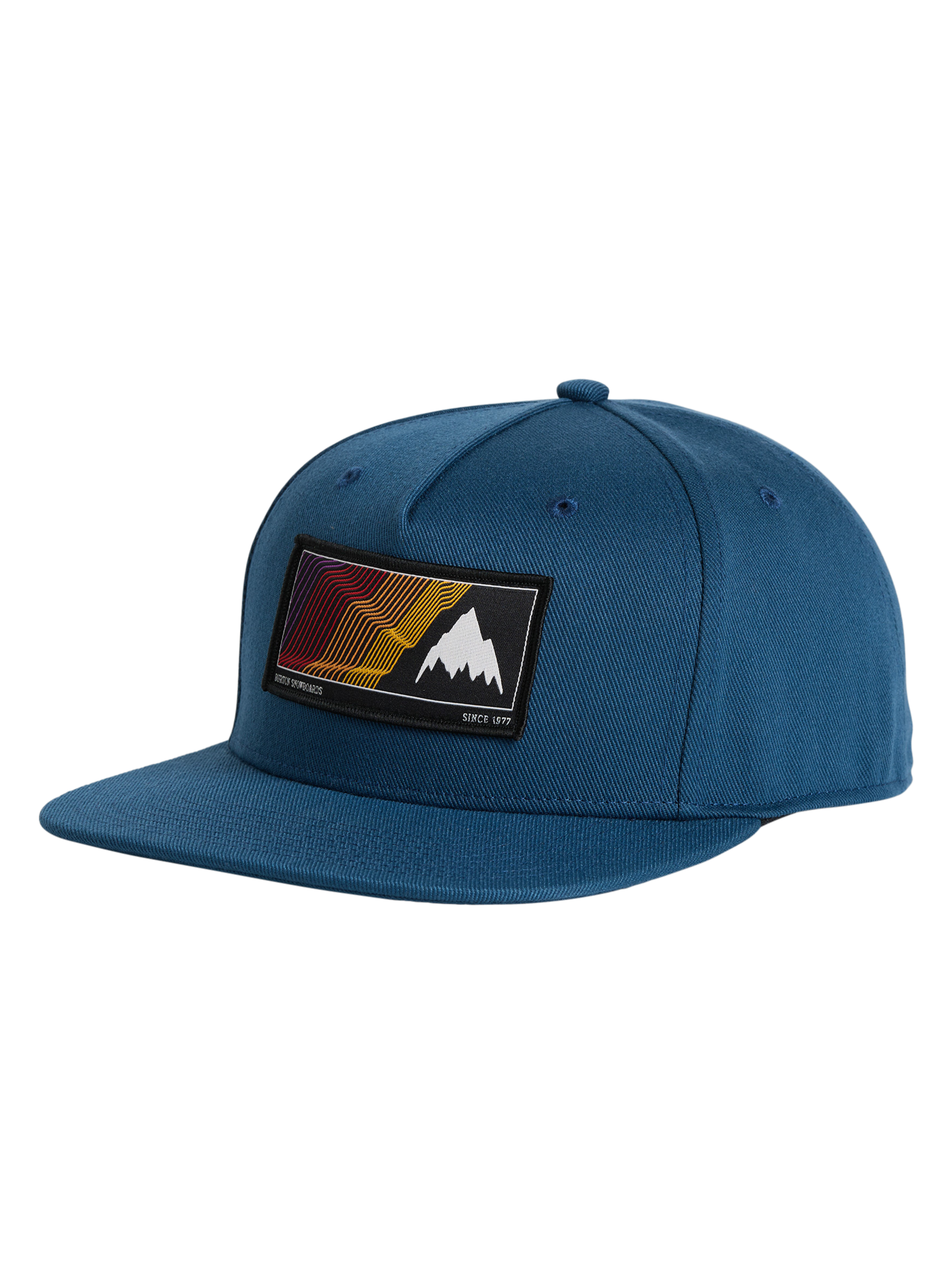 Burton Elmore caps flat brim True Black