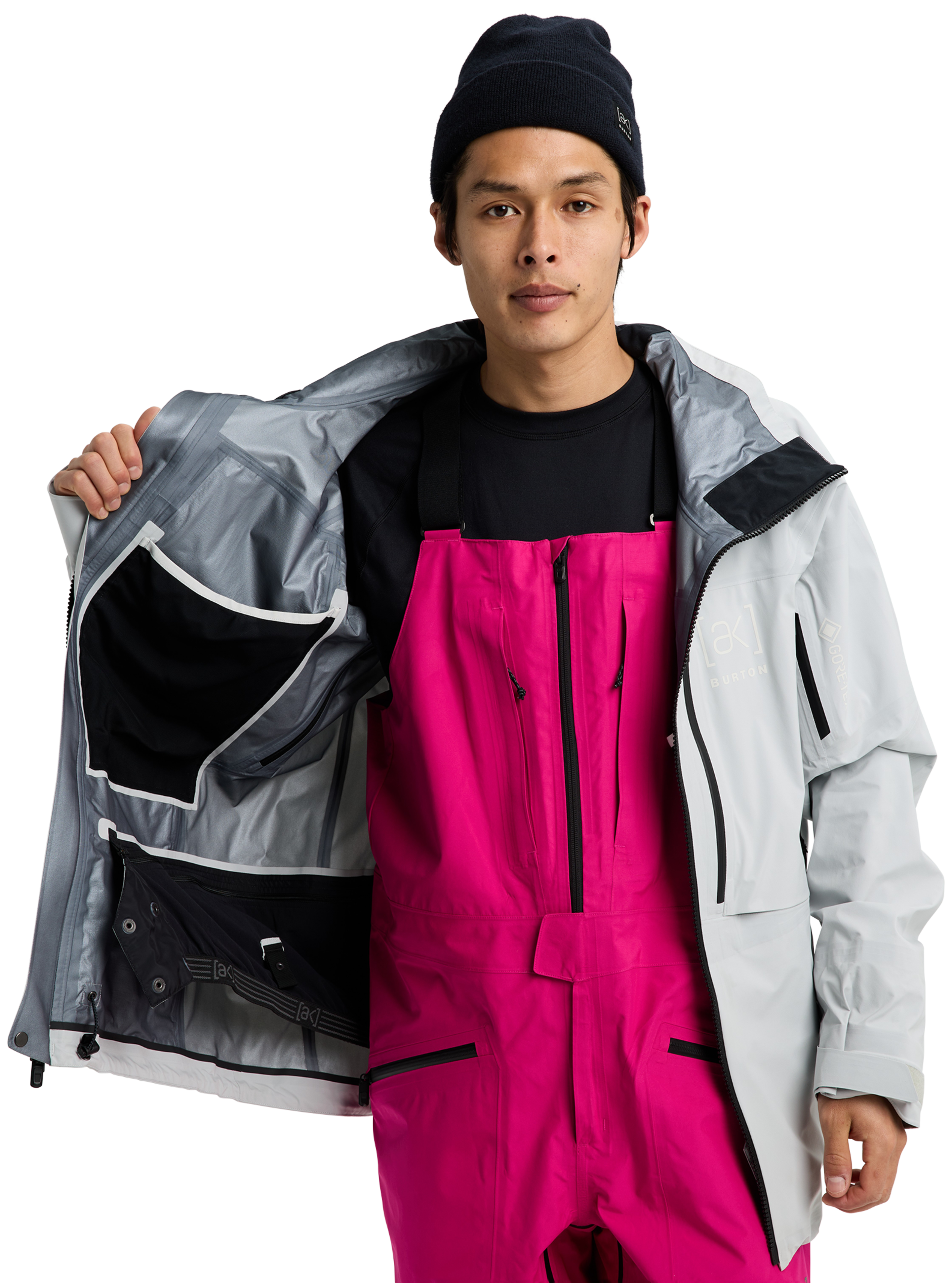 Burton [ak] Hover GORE-TEX jakke Gray Cloud lett