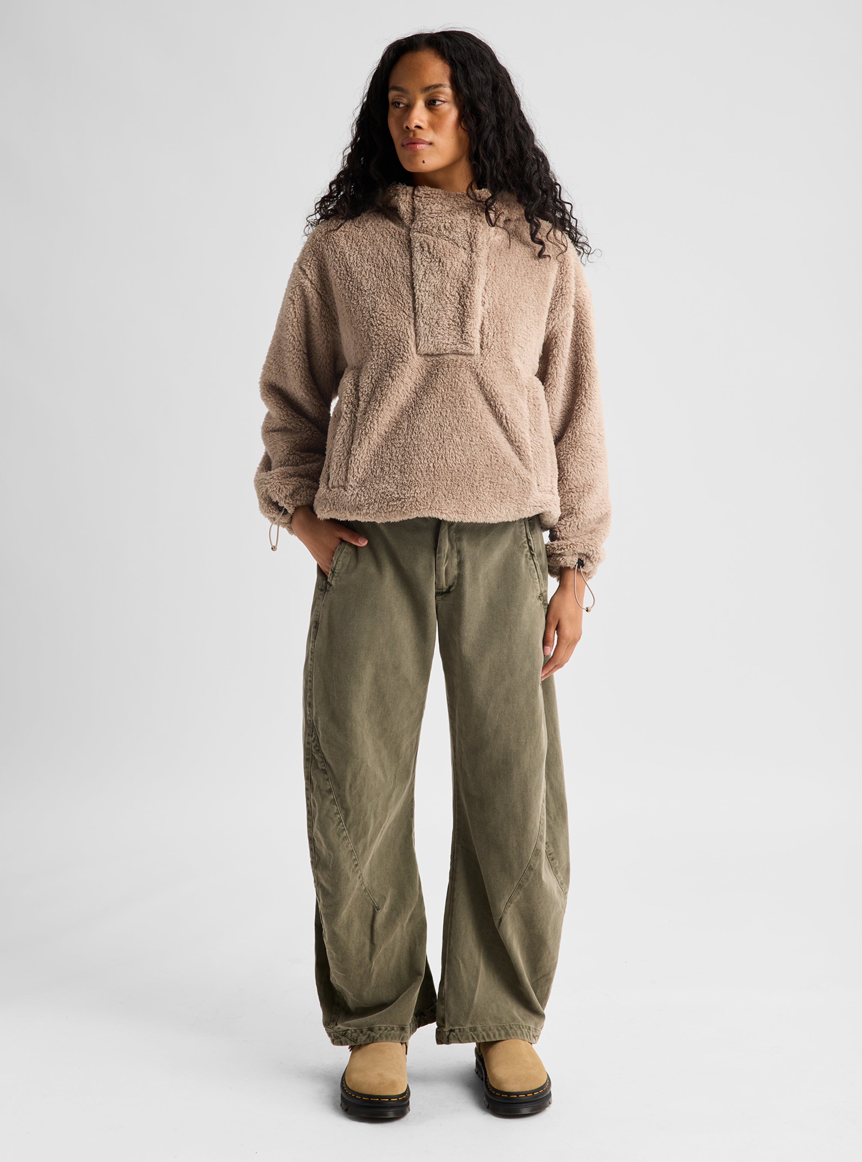 Burton Lemma fleecegenser summit taupe dame