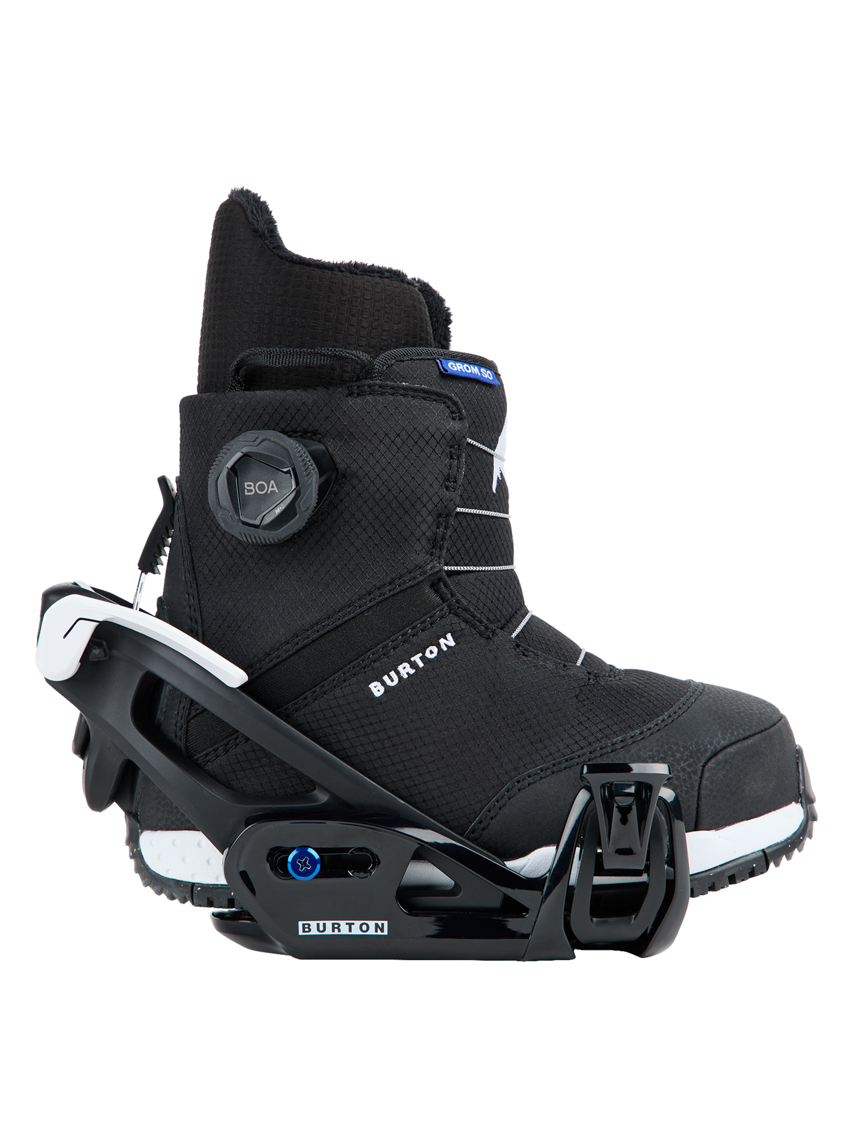 Burton Step On Grom binding barn White Multi