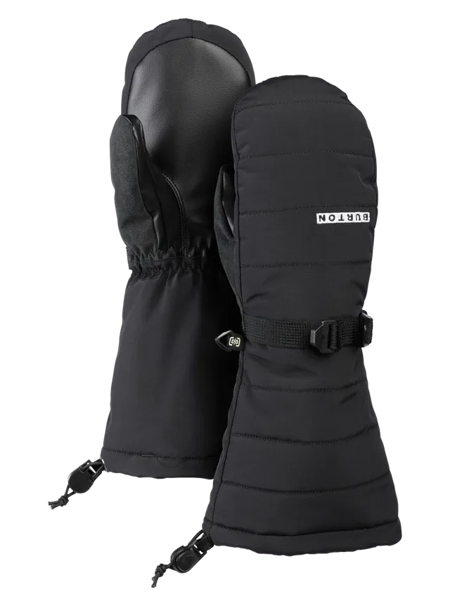 Burton Warmest votter barn True Black dunvarme