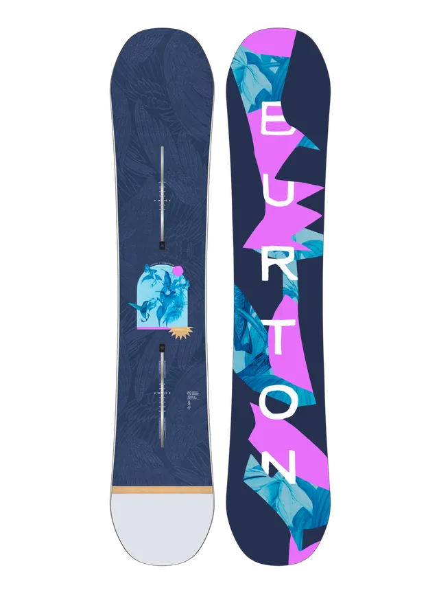Burton Yeasayer Camber snowboard Graphic 144 flat top