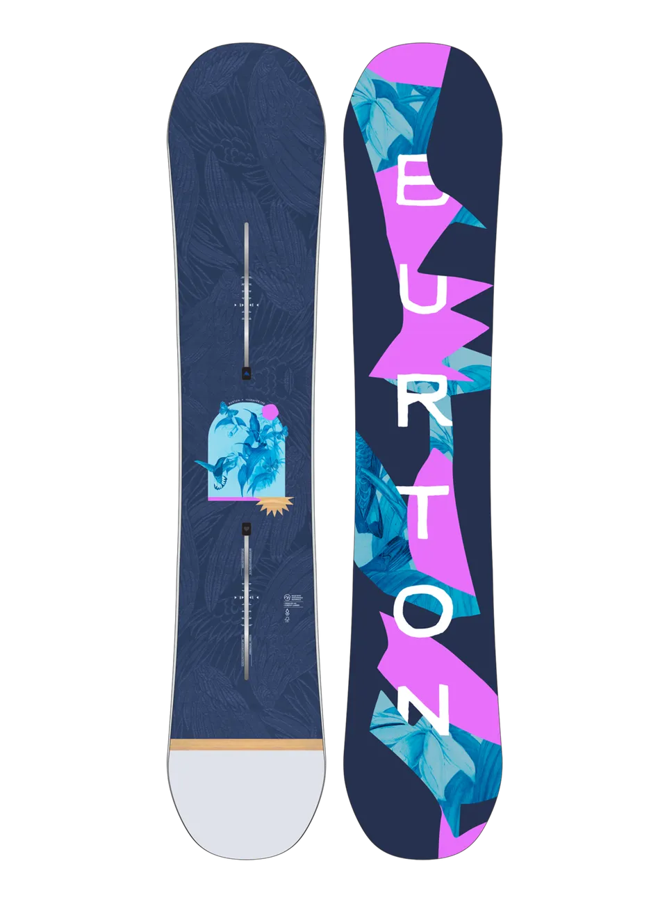Burton Yeasayer Camber snowboard Graphic 144 flat top