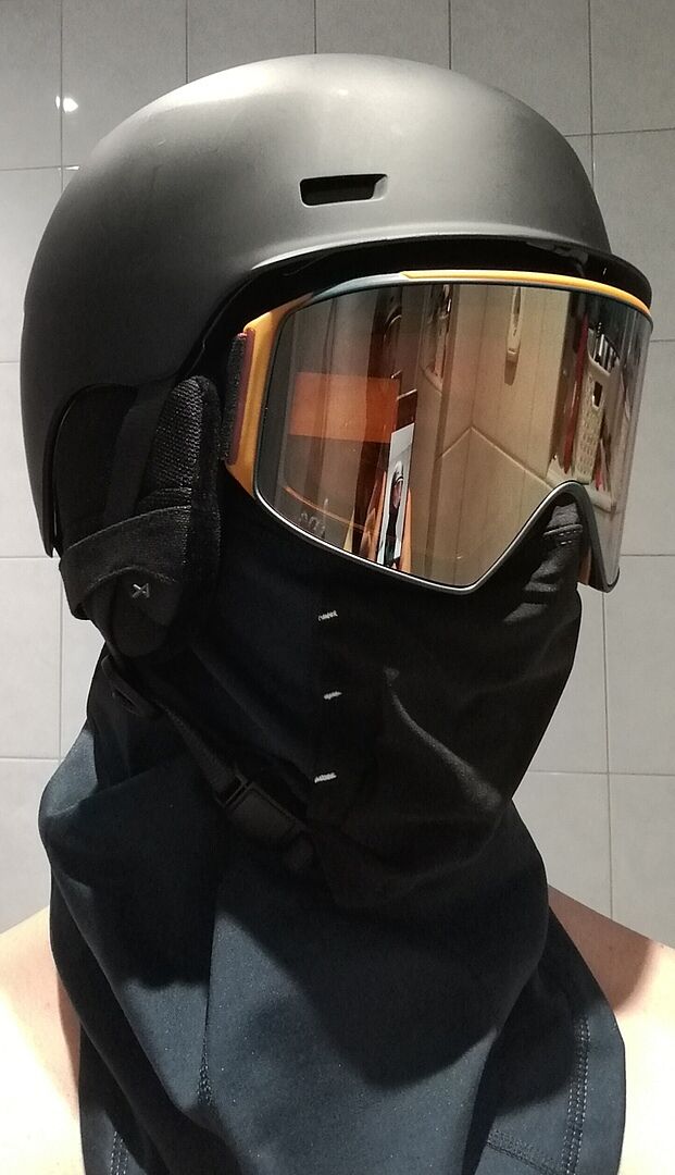 Anon M4 Cylindrical snøbriller LB Midnight Gus blå linse