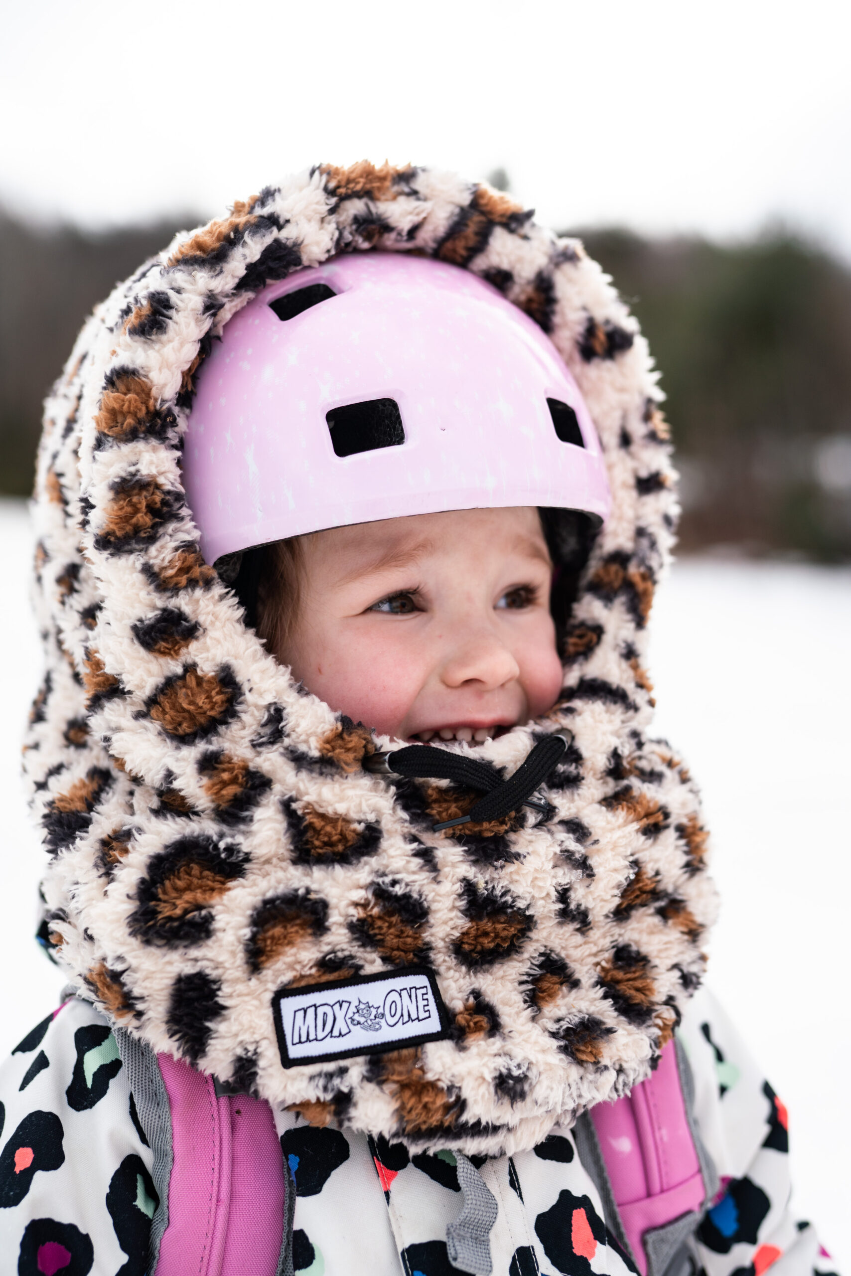 MDX One Plush balaclava barn i fleece