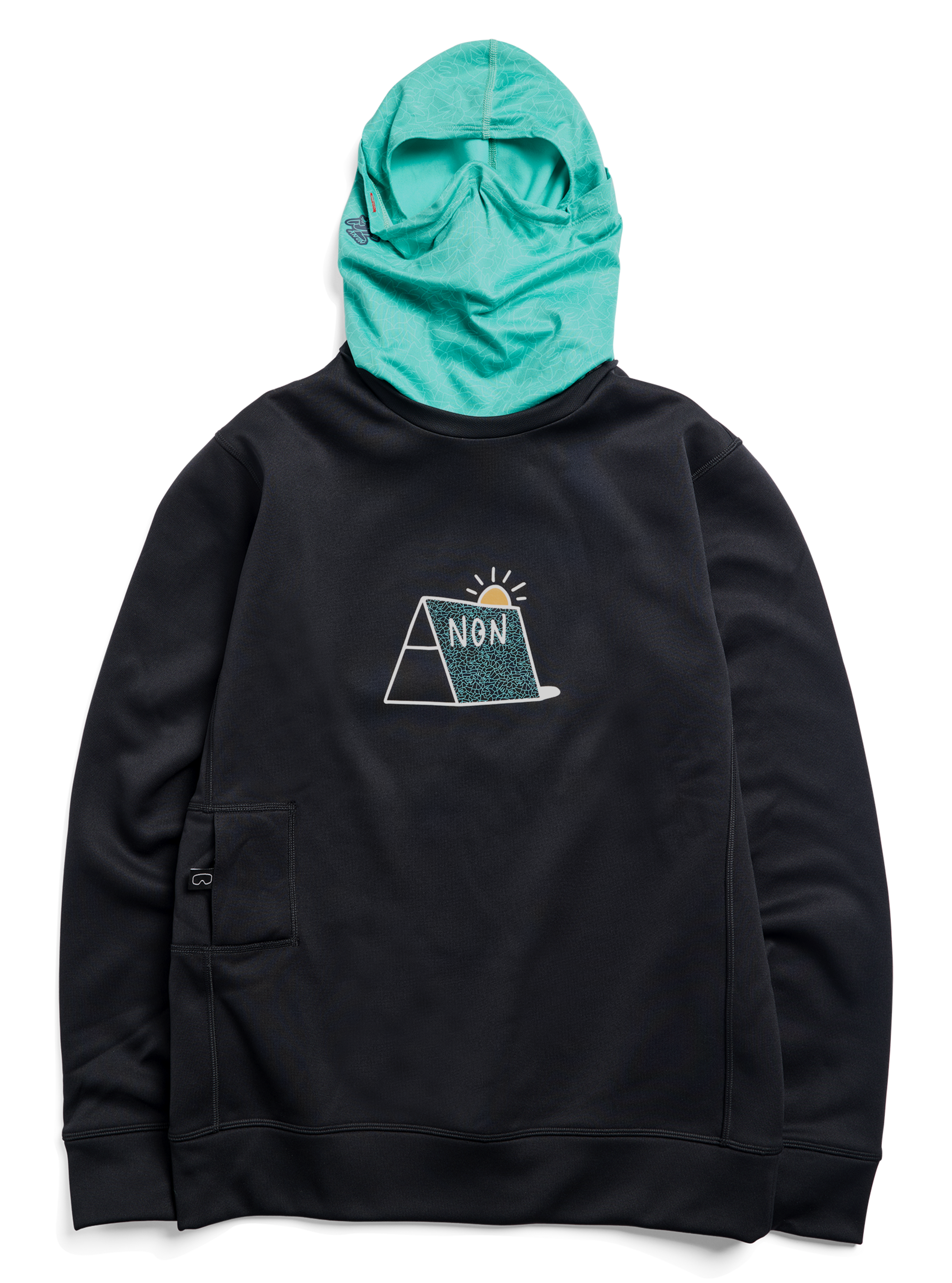 Anon MFI Crewneck genser LB Marine Crackle Beaufort
