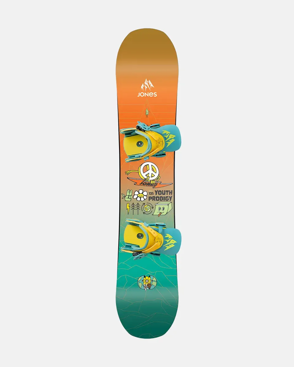 Jones Prodigy snowboardpakke barn brett+binding
