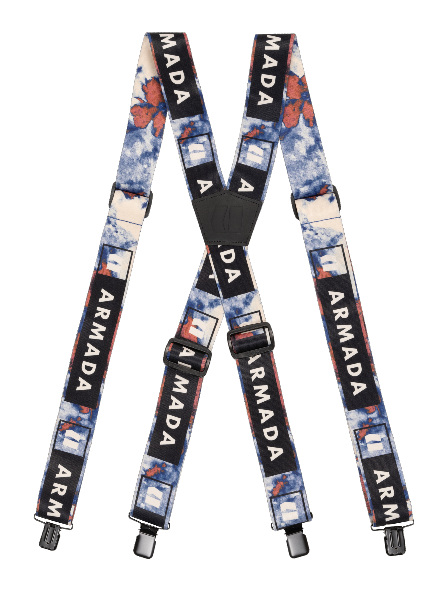 Armada Stage Suspenders bukseseler Black Blanc elastisk