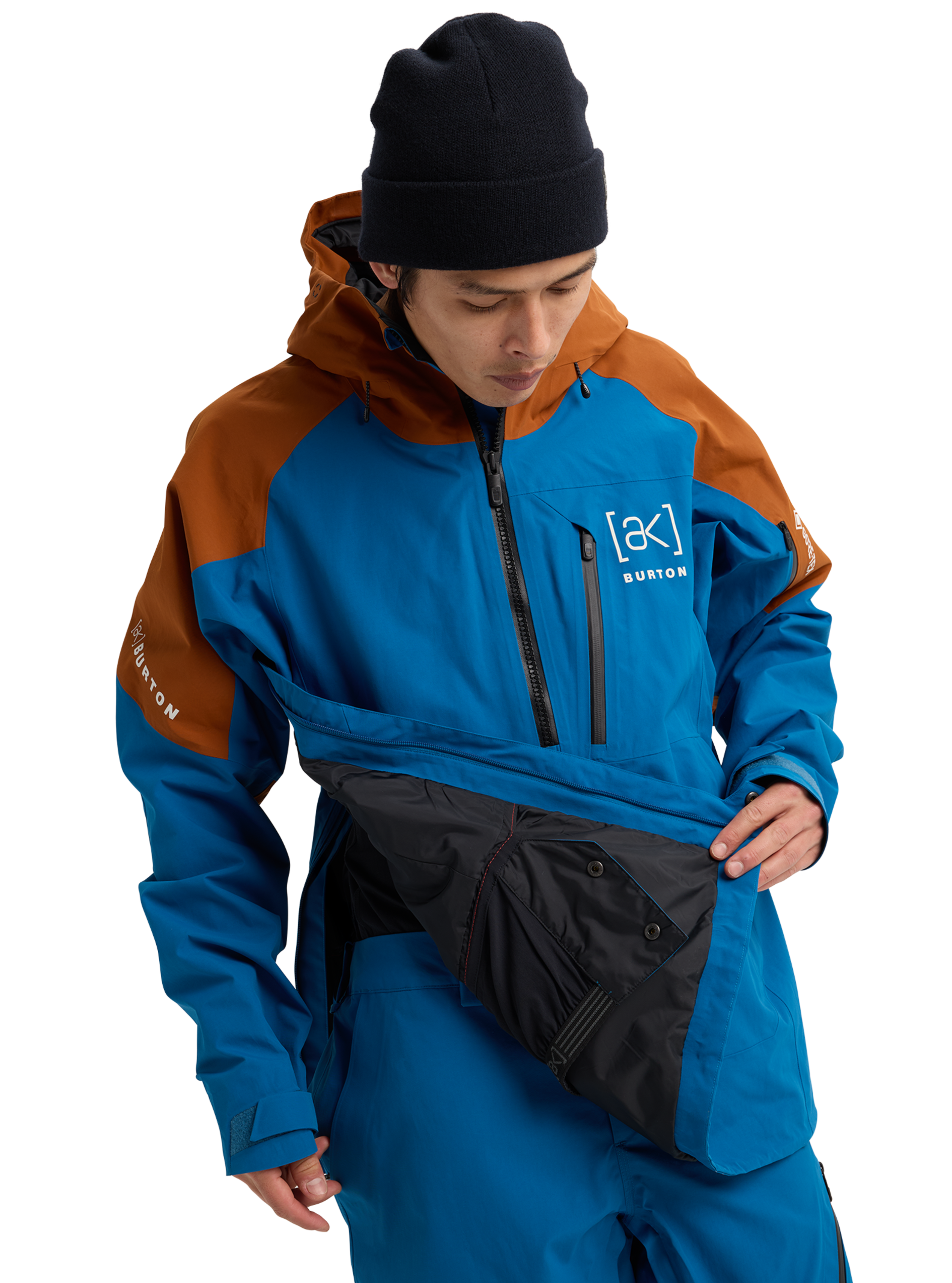 Burton [ak] Velocity anorakk herre True Black GORE-TEX
