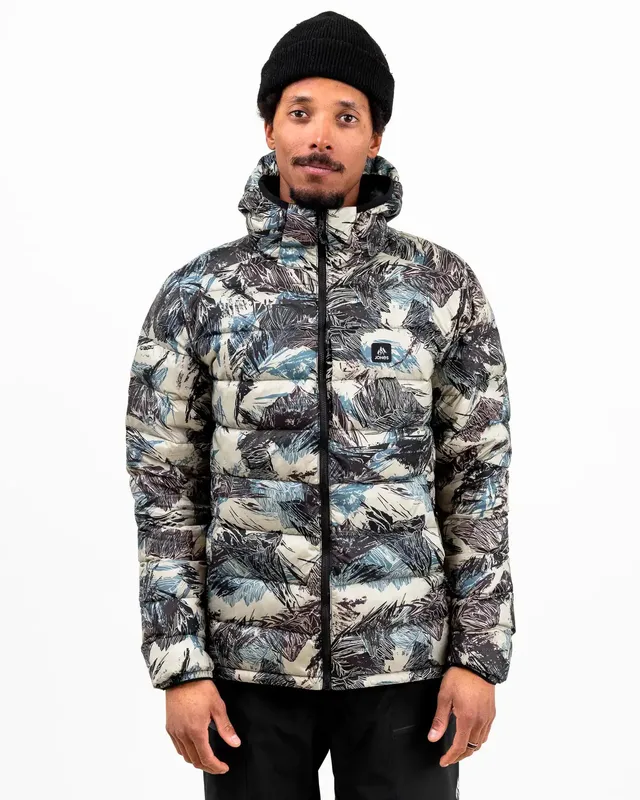 Jones Re-Up Recycled Down dunjakke herre Atlantic Blue