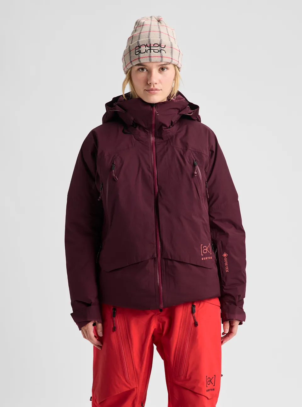 Burton [ak] Swash dunjakke dame Rum Raisin GORE-TEX
