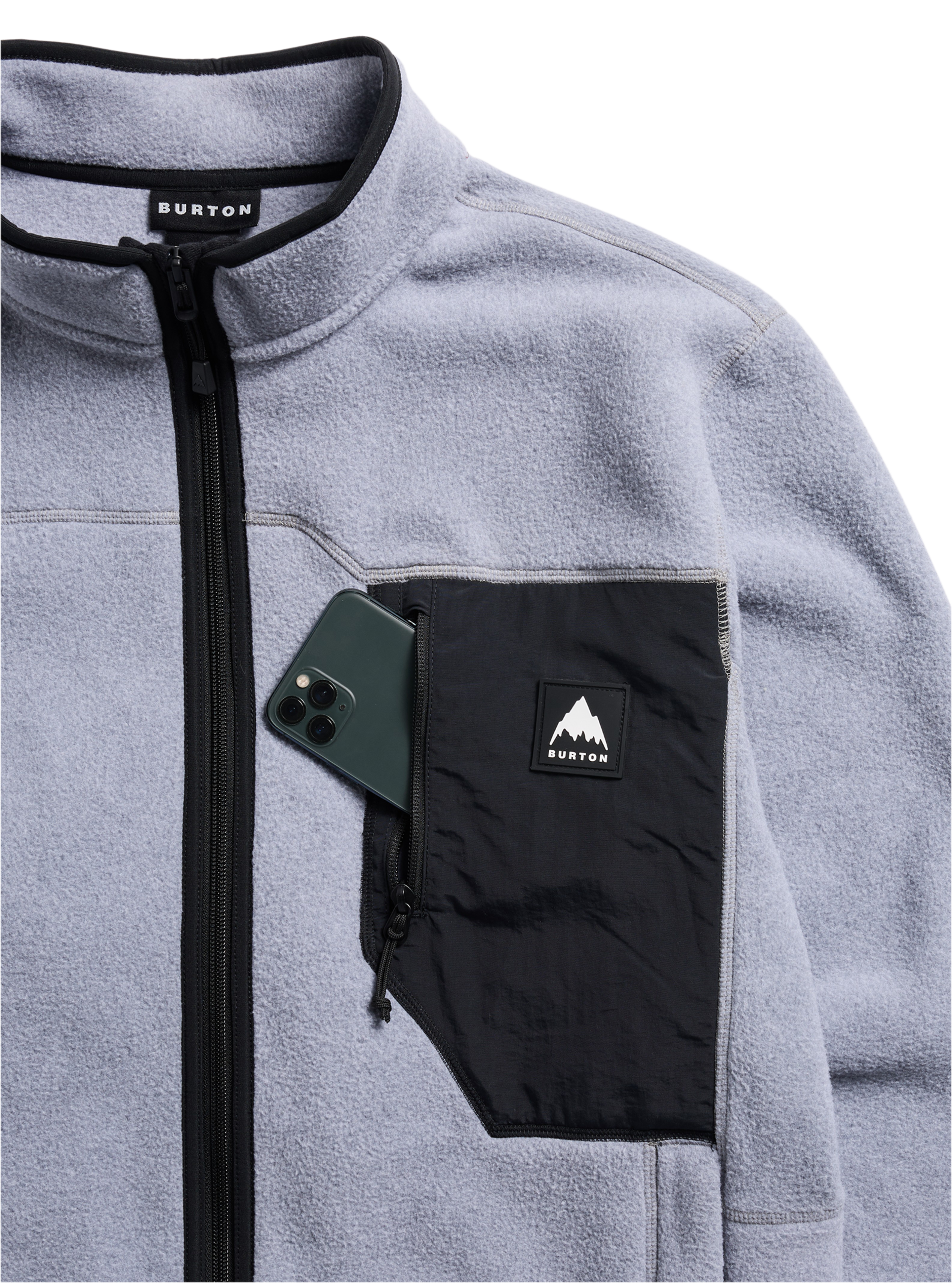 Burton Cinder fleecejakke herre True Black