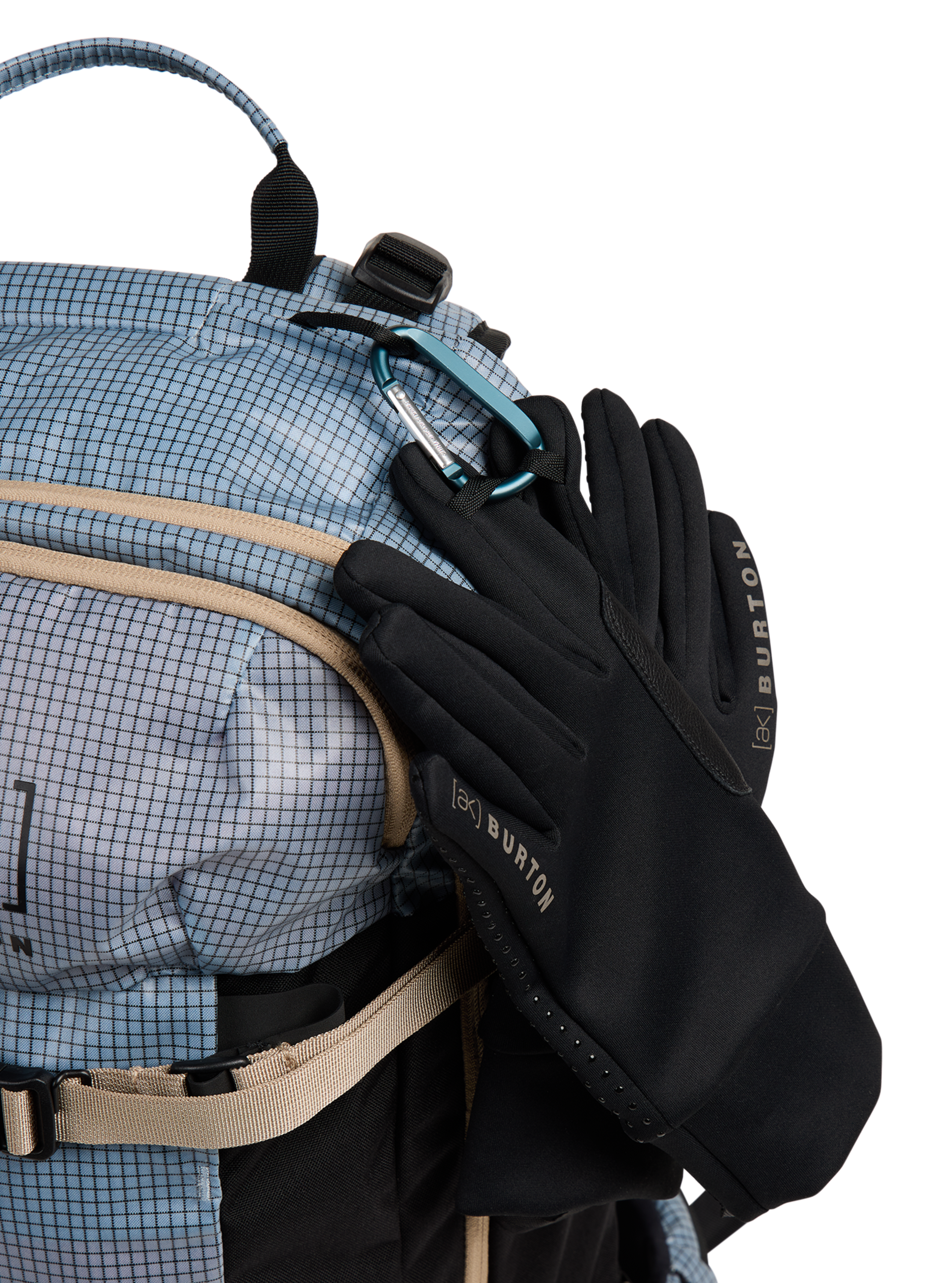 Burton [ak] Helium Midweight hansker True Black skinn