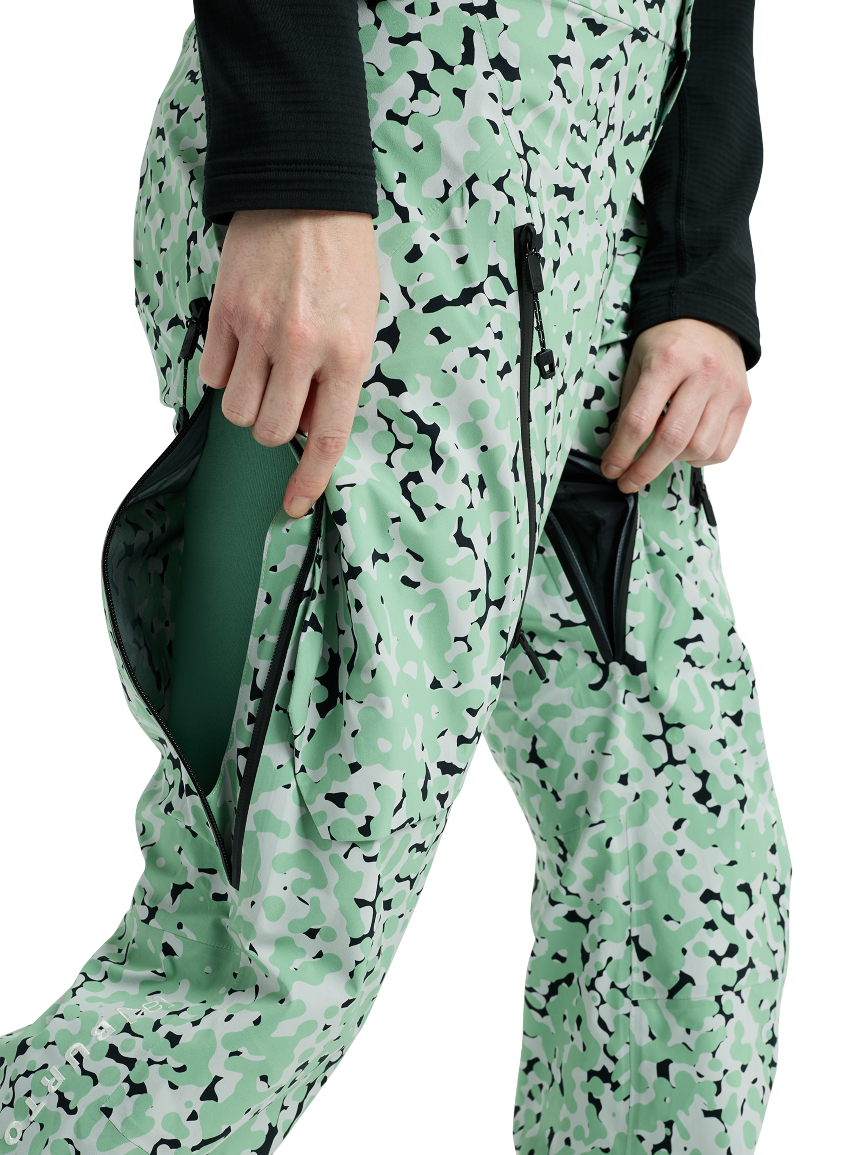 Burton [ak] Tuvak GORE-TEX C-KNIT 3L skallbukse Sage Dot Camo
