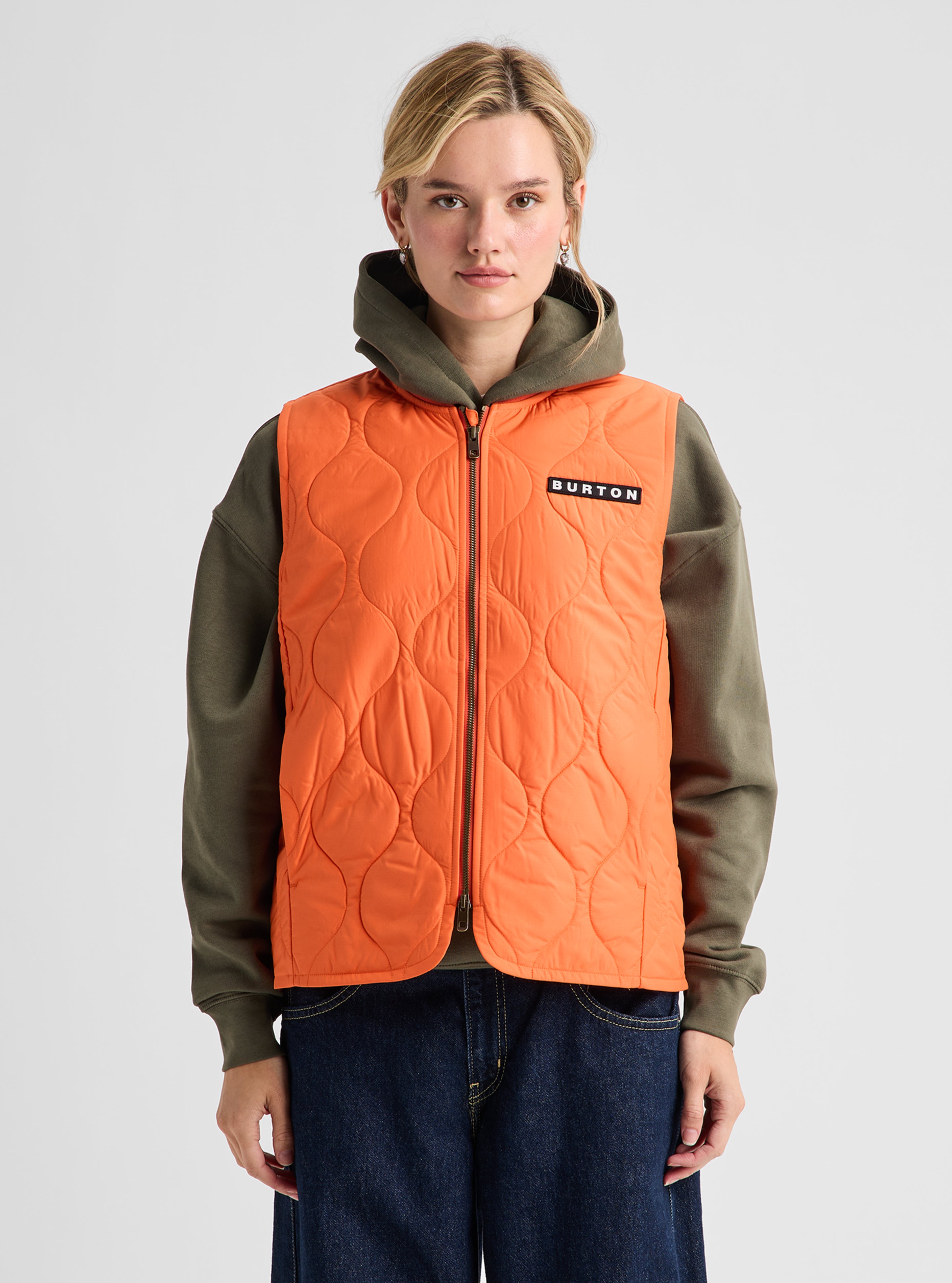 Burton Quilted Synthetic puffervest dame isolert