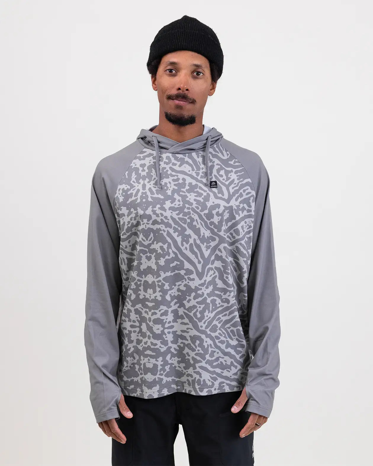 Jones Shastarama Recycled hoodie Moss Green lett base