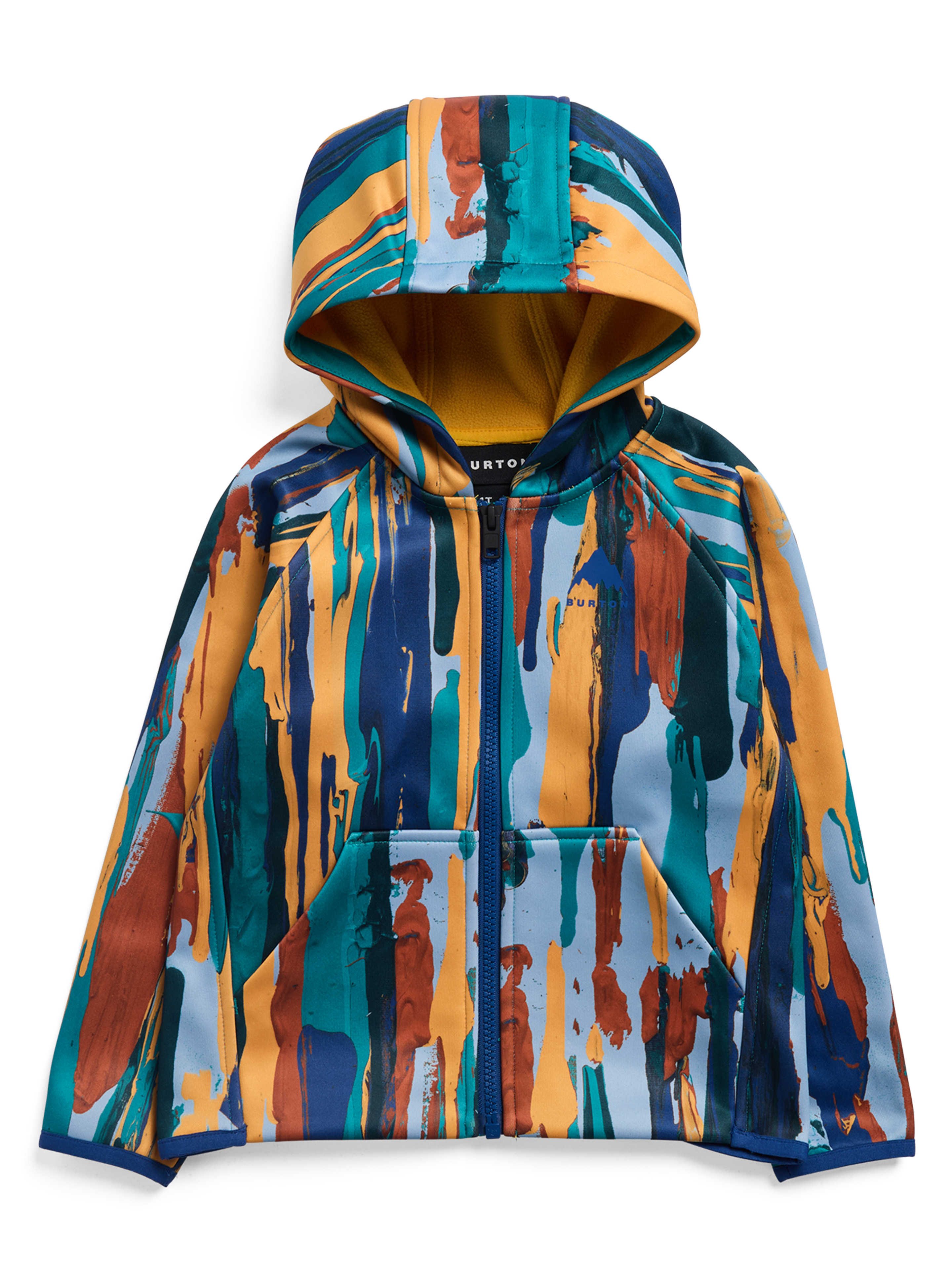 Burton Crown Full-Zip fleecejakke Paint Stripe værbestandig