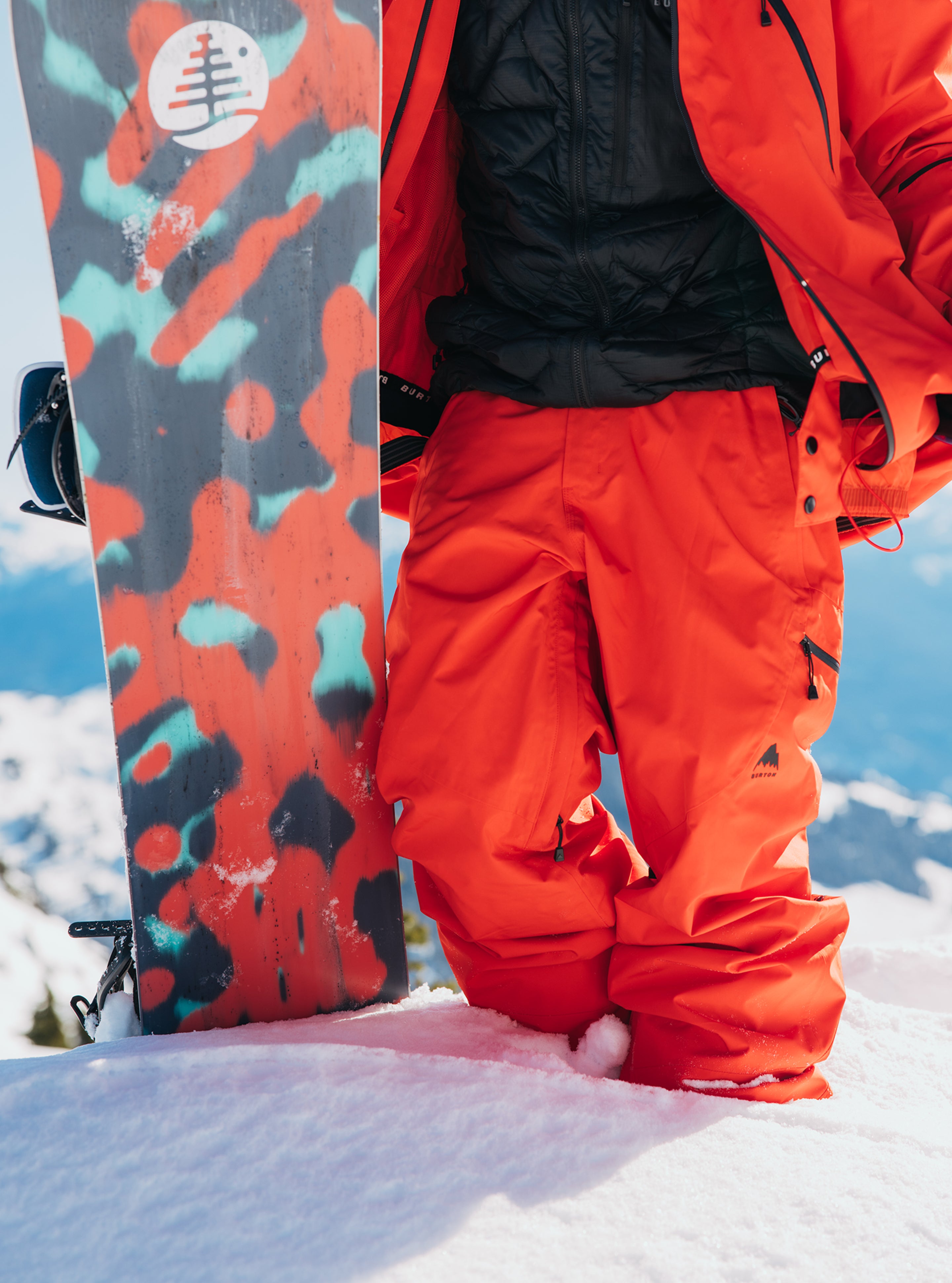 Burton Reserve GORE-TEX 2L snowboardbukse Fiesta Red herre