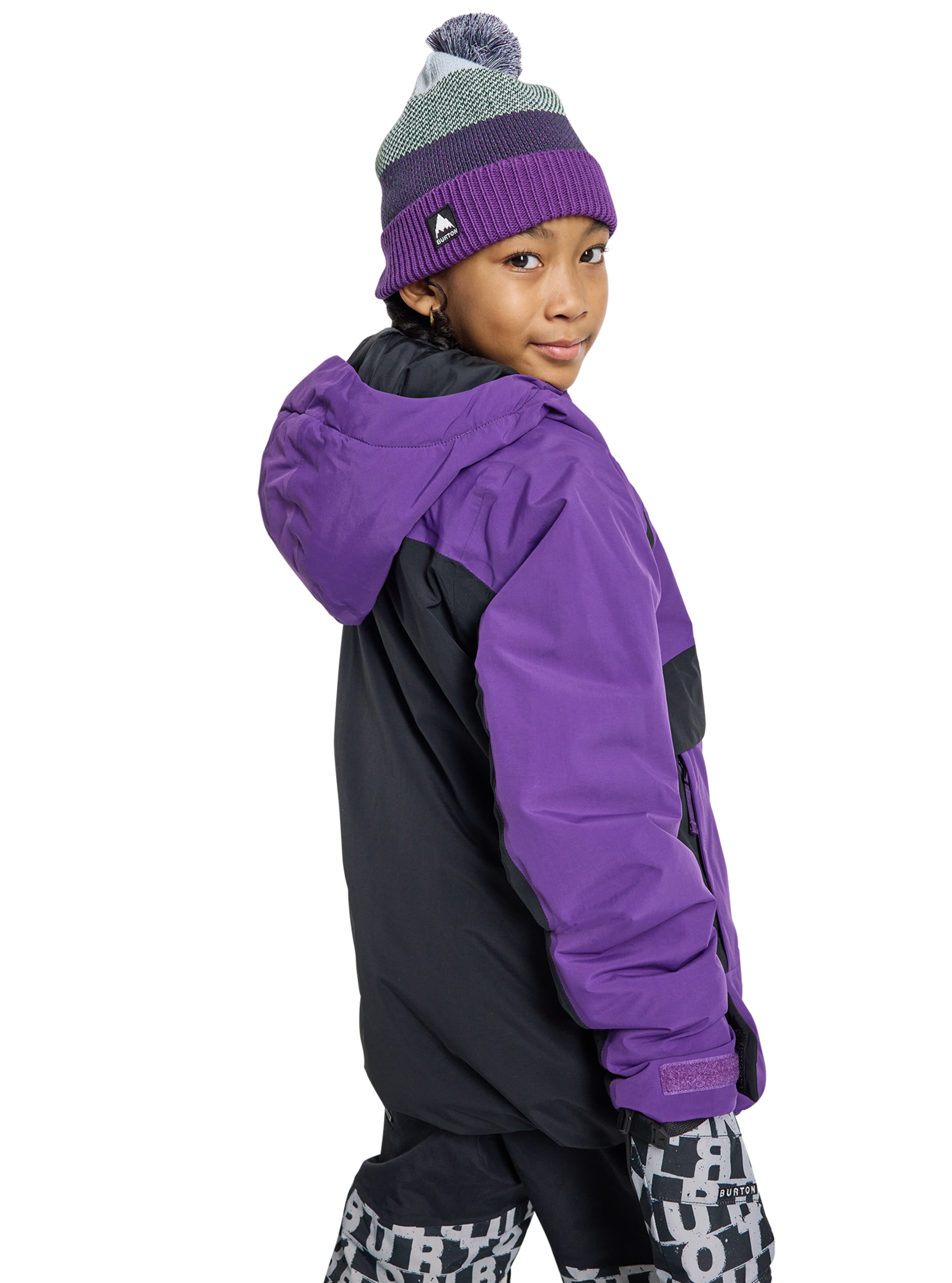 Burton Ascutney 2L jakke barn Imperial Purple