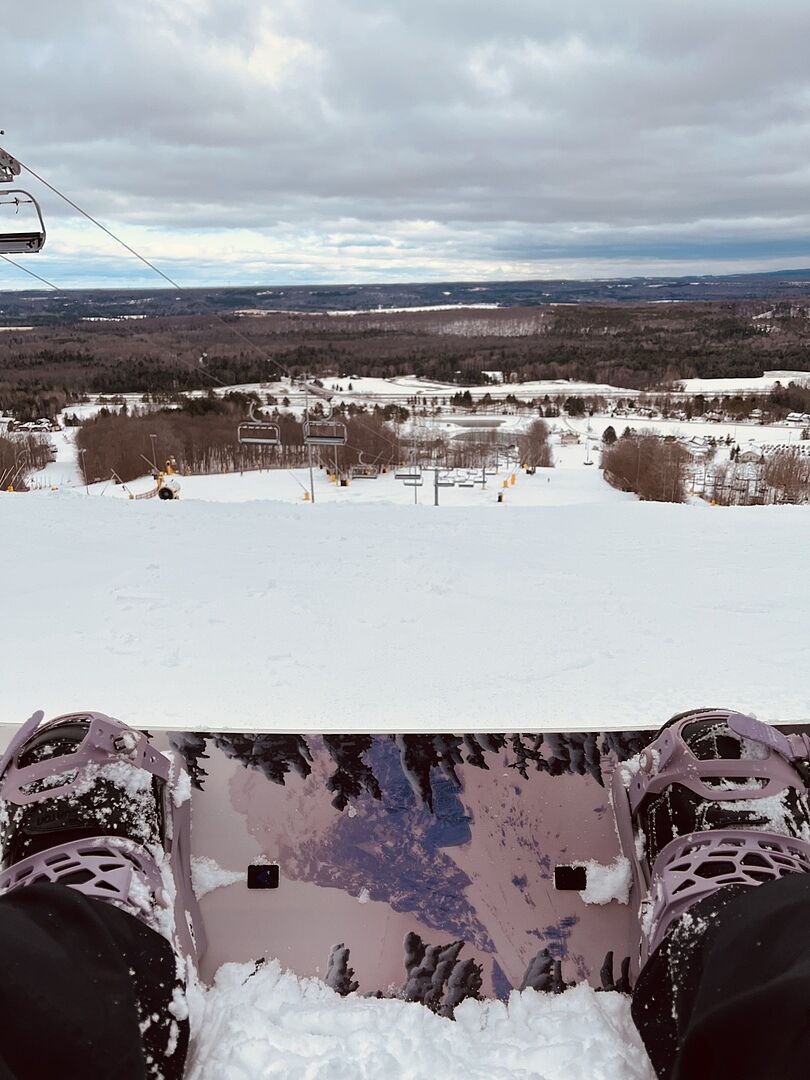 Burton Feelgood Flying V snowboard dame First Tracks 149 pudder