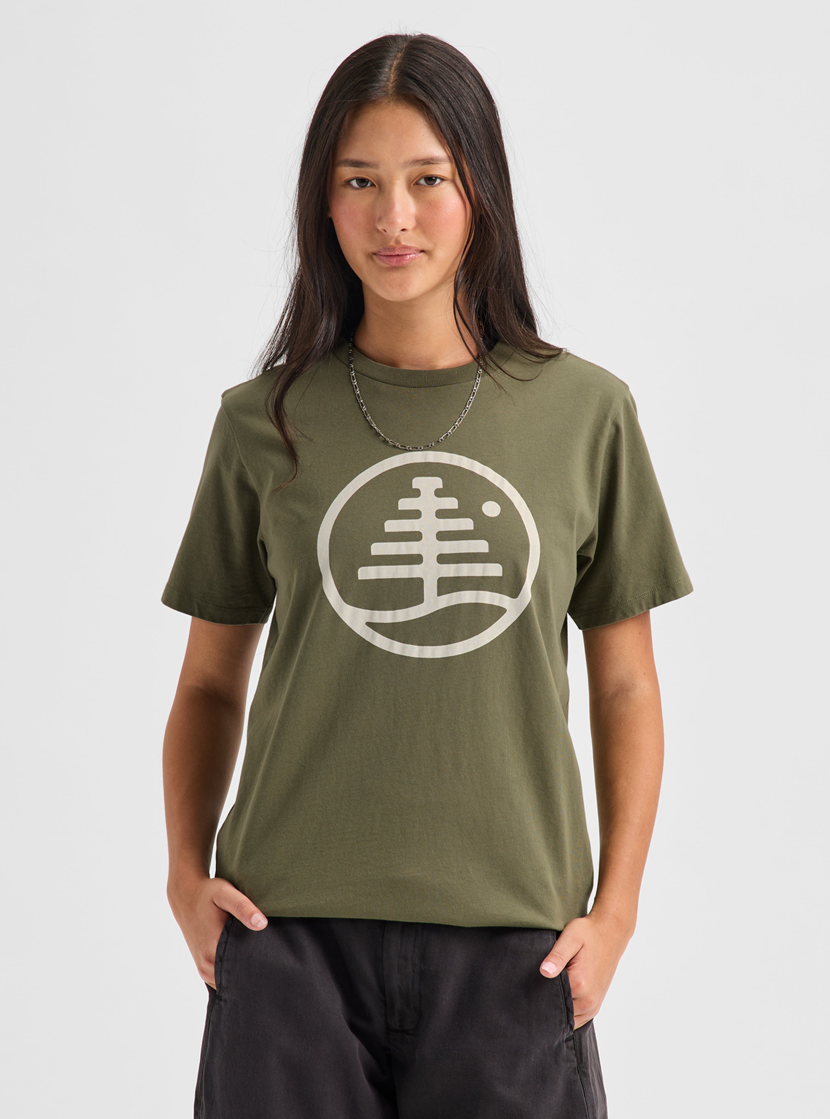 Burton Family Tree t-skjorte kortermet Airstream Blue M
