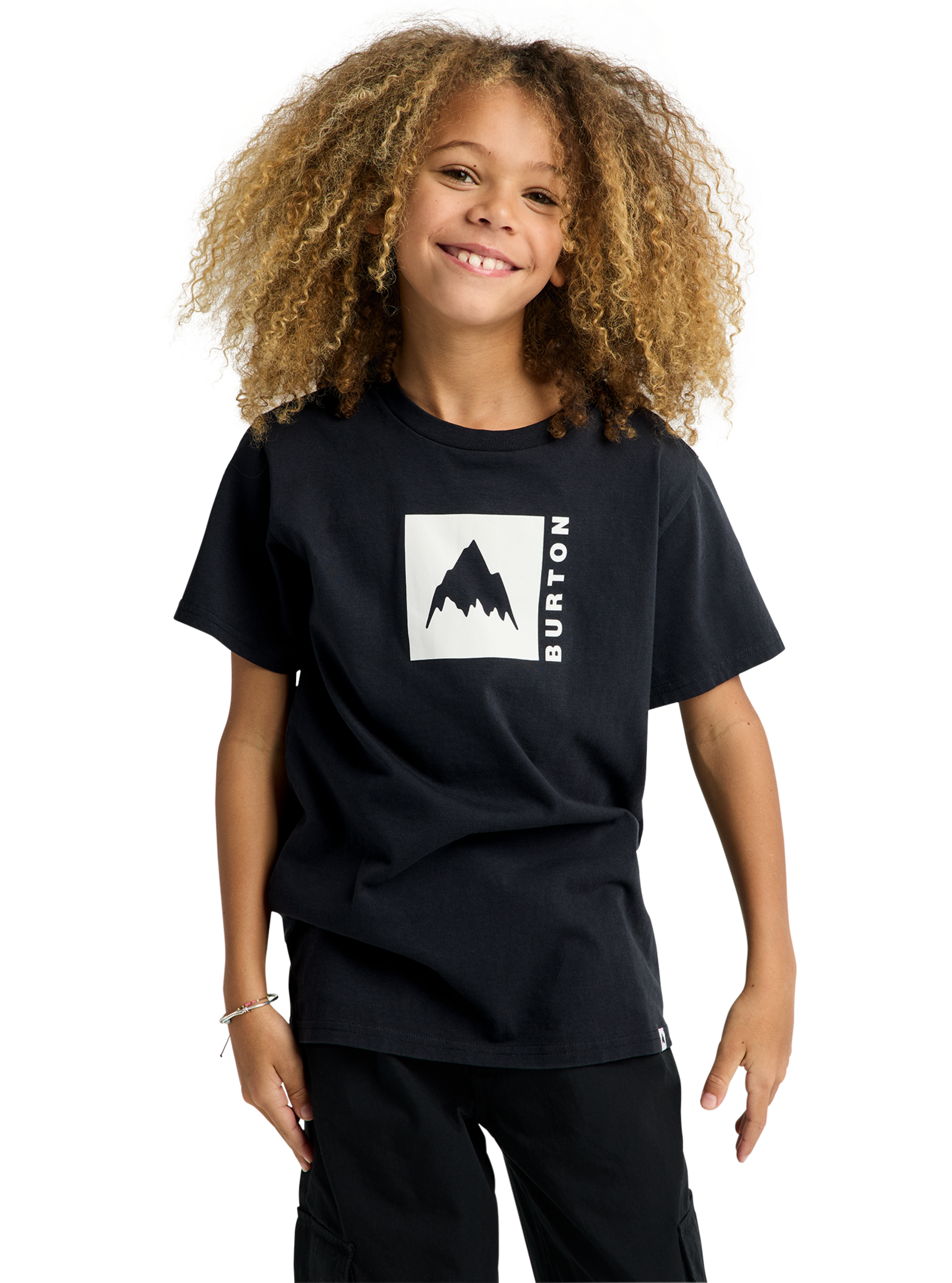 Burton Classic Mountain T-skjorte barn Moondust Purple