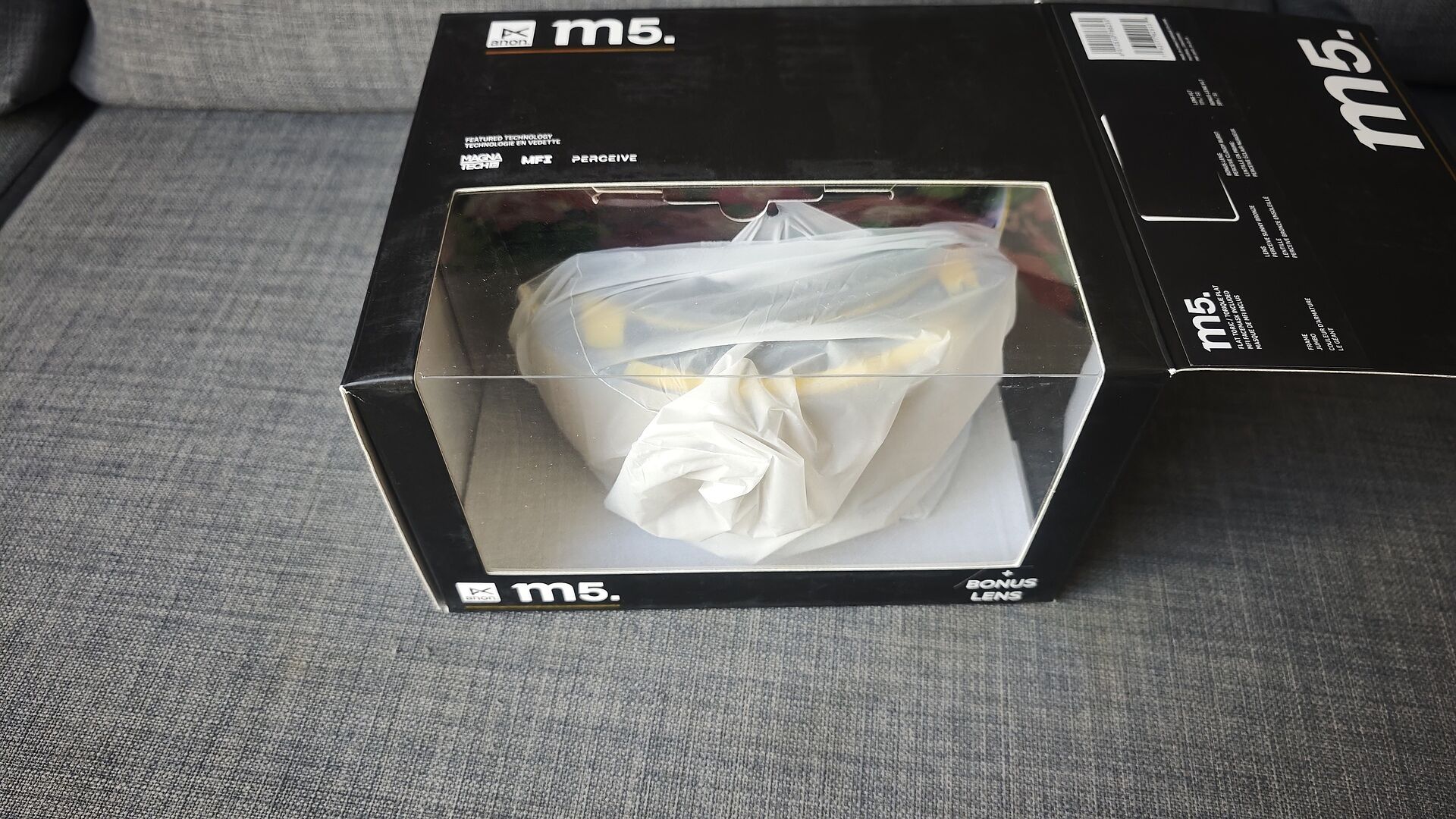 Anon M5 skibriller Soft Sage bonuslinse kontrast