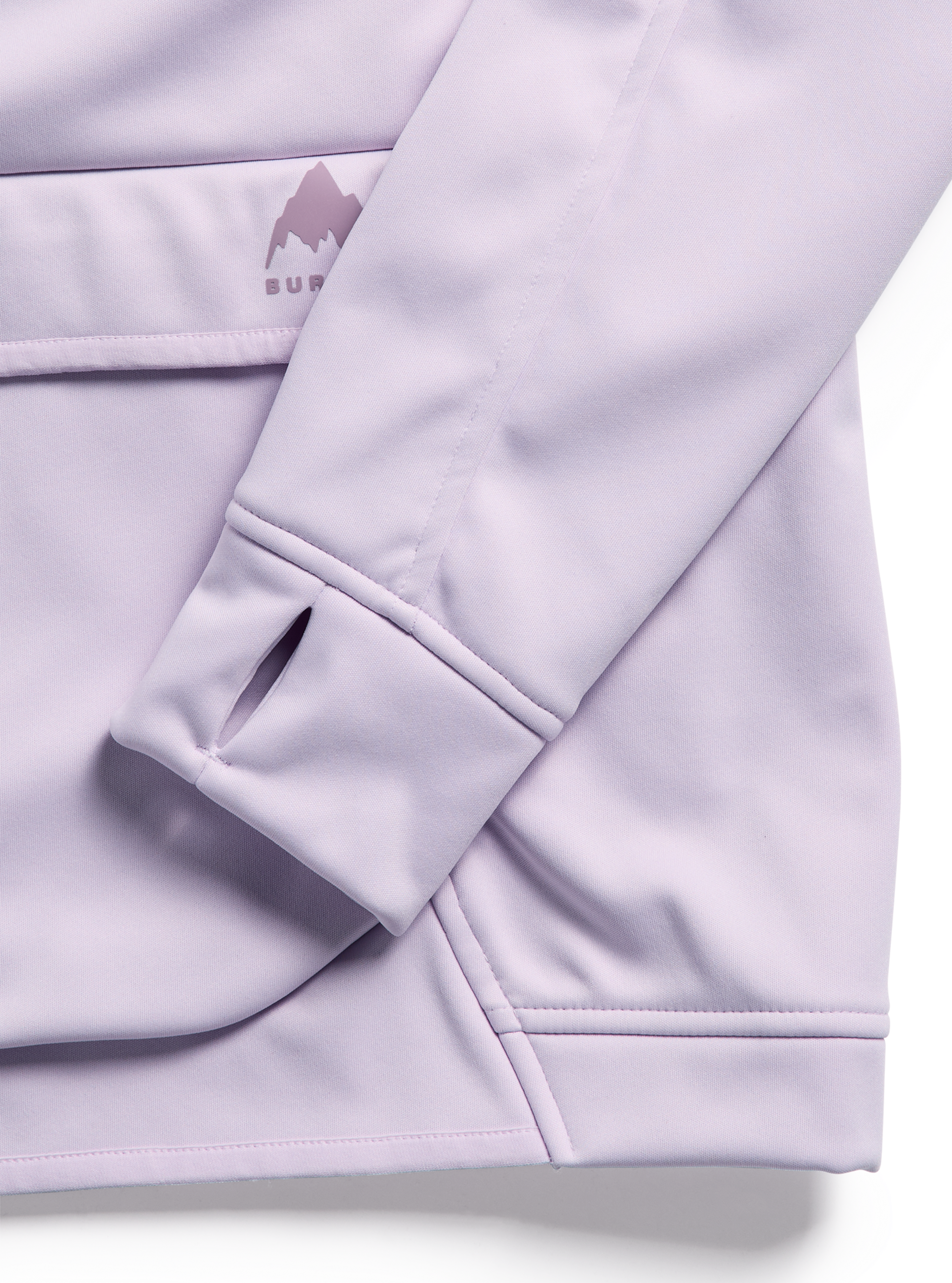 Burton Crown Weatherproof Riding Pullover hoodie barn Moondust Purple vanntett
